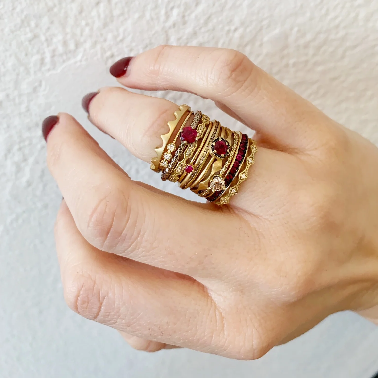 Diamond Rhombus Eternity Band - Image 3