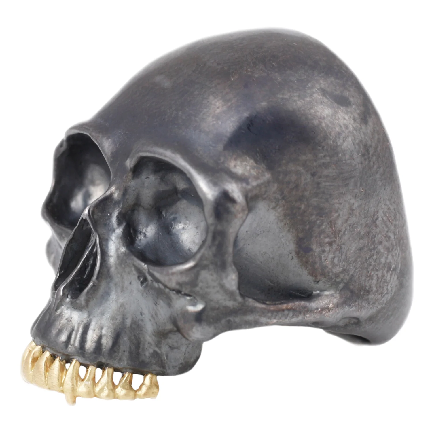 Small Black Skull Ring - Image 3