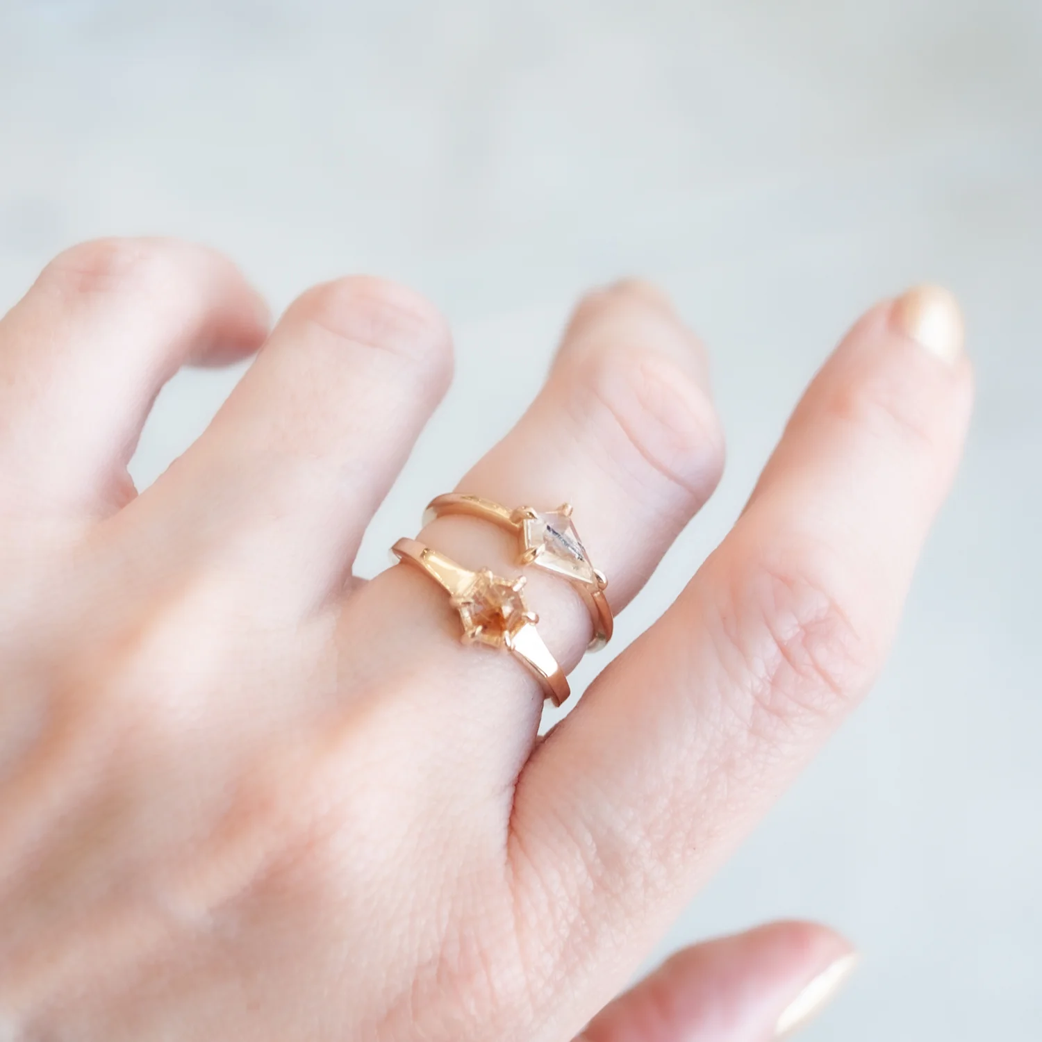 Small Quartz Kite Ring - Image 2