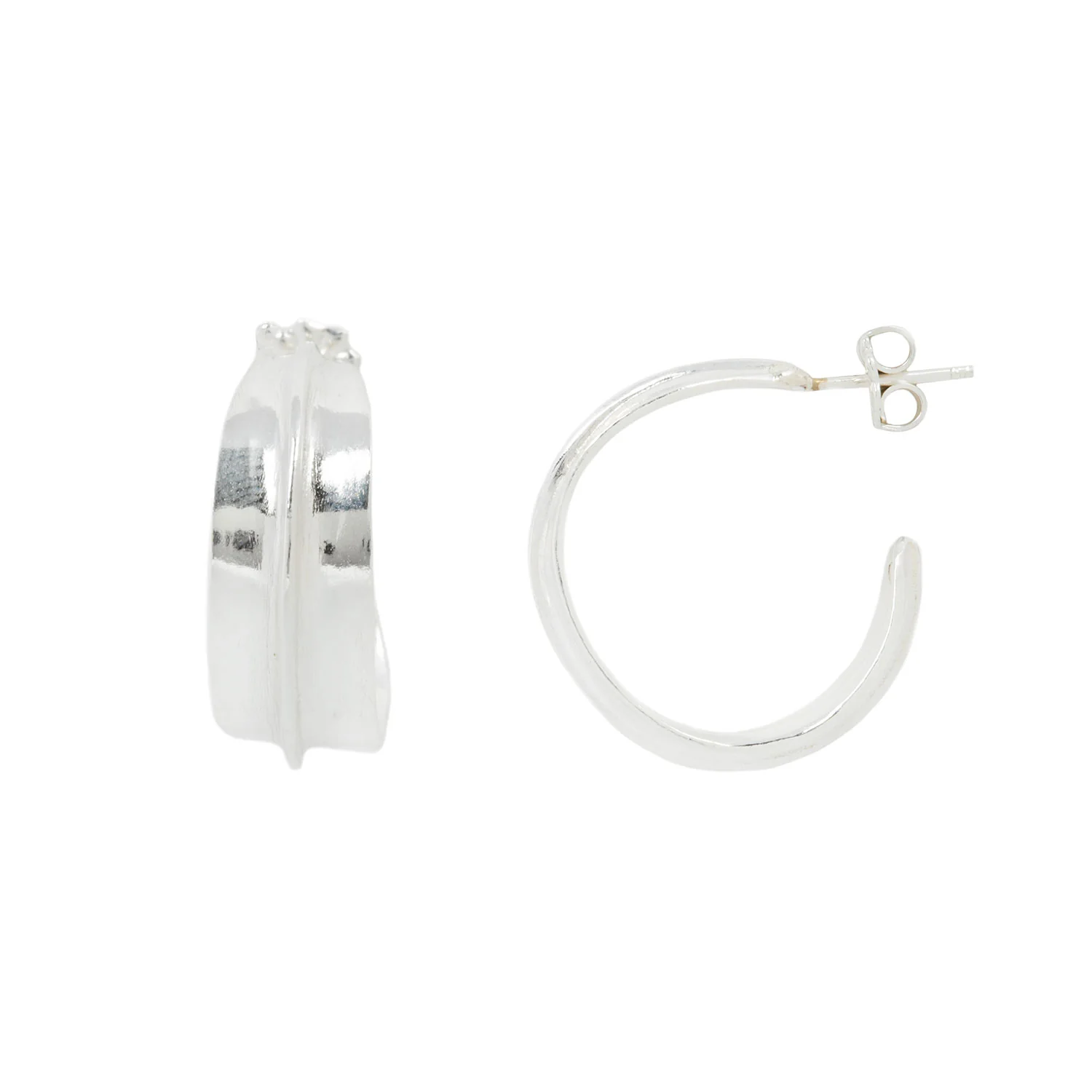 Small Sahara Ridge Hoops - Image 3