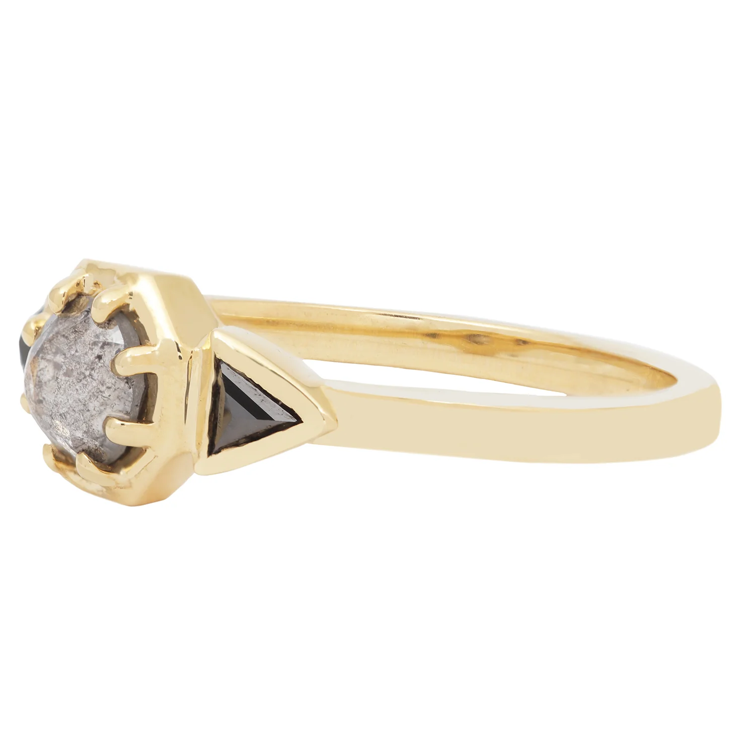 Small Speckled Cleopatra Ring - Image 4