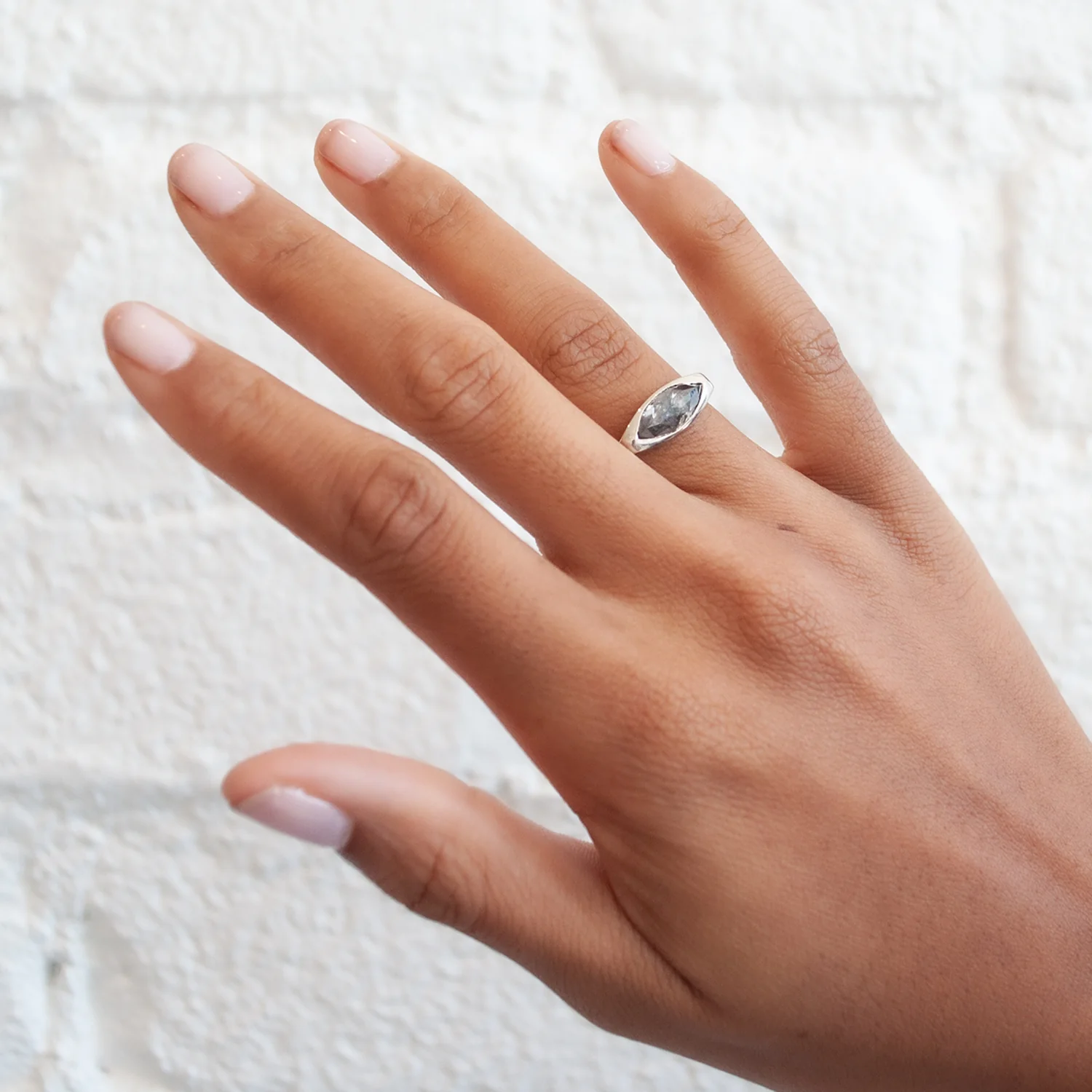 Smoke Signal Marquise Ring - Image 2
