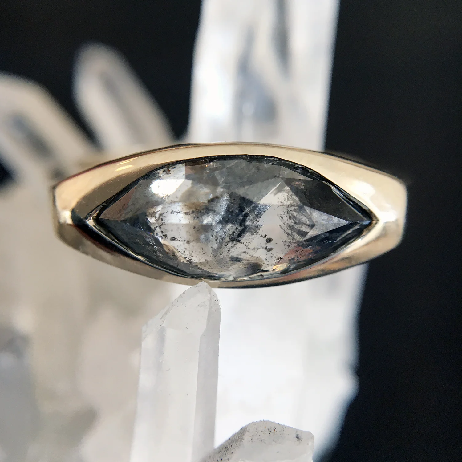 Smoke Signal Marquise Ring - Image 7