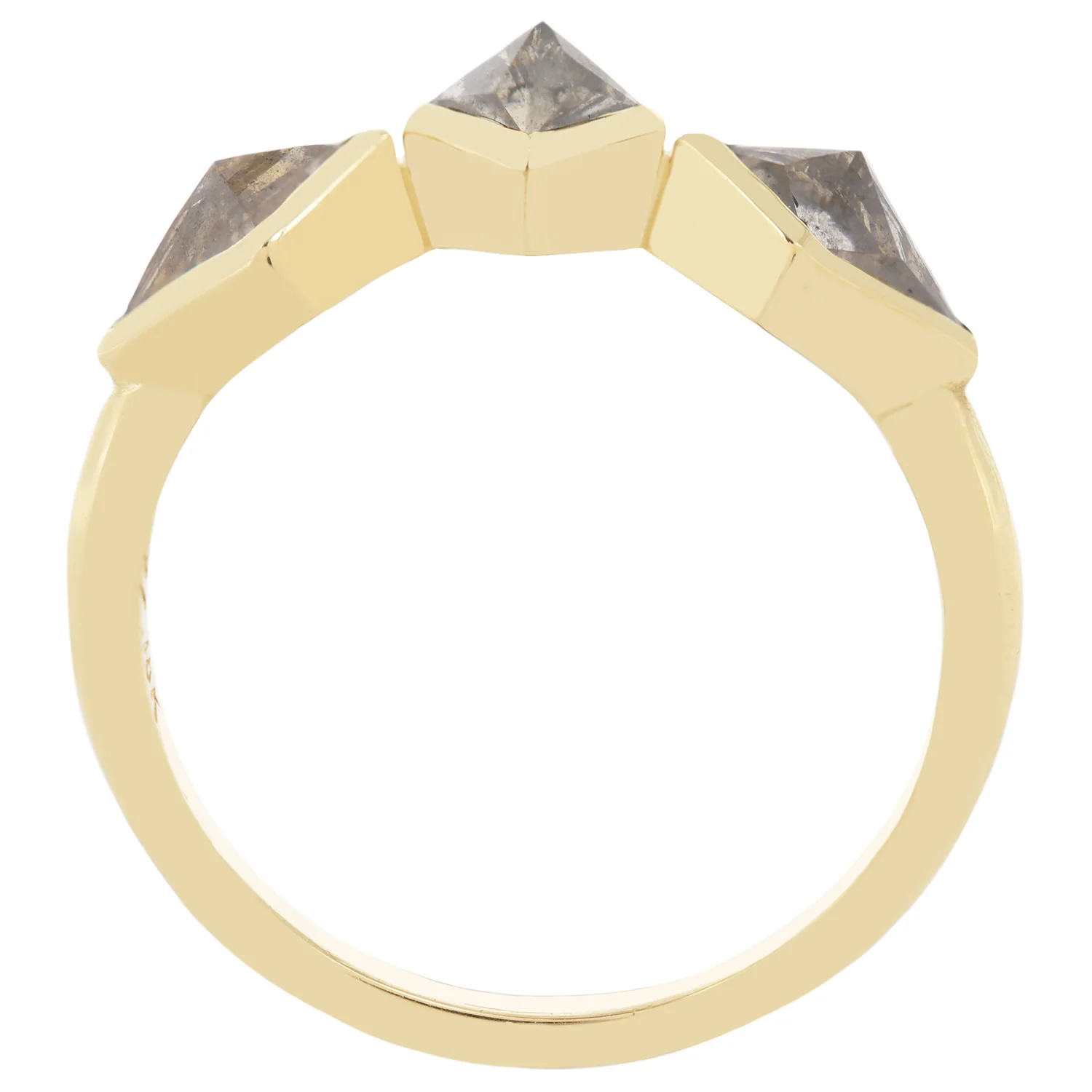 Smoky Diamond Kite Ring - Image 4