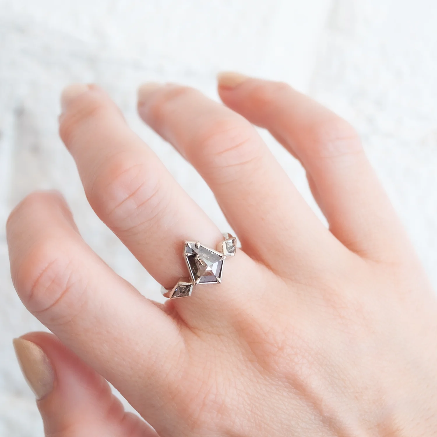Space Goddess Diamond Ring - Image 2