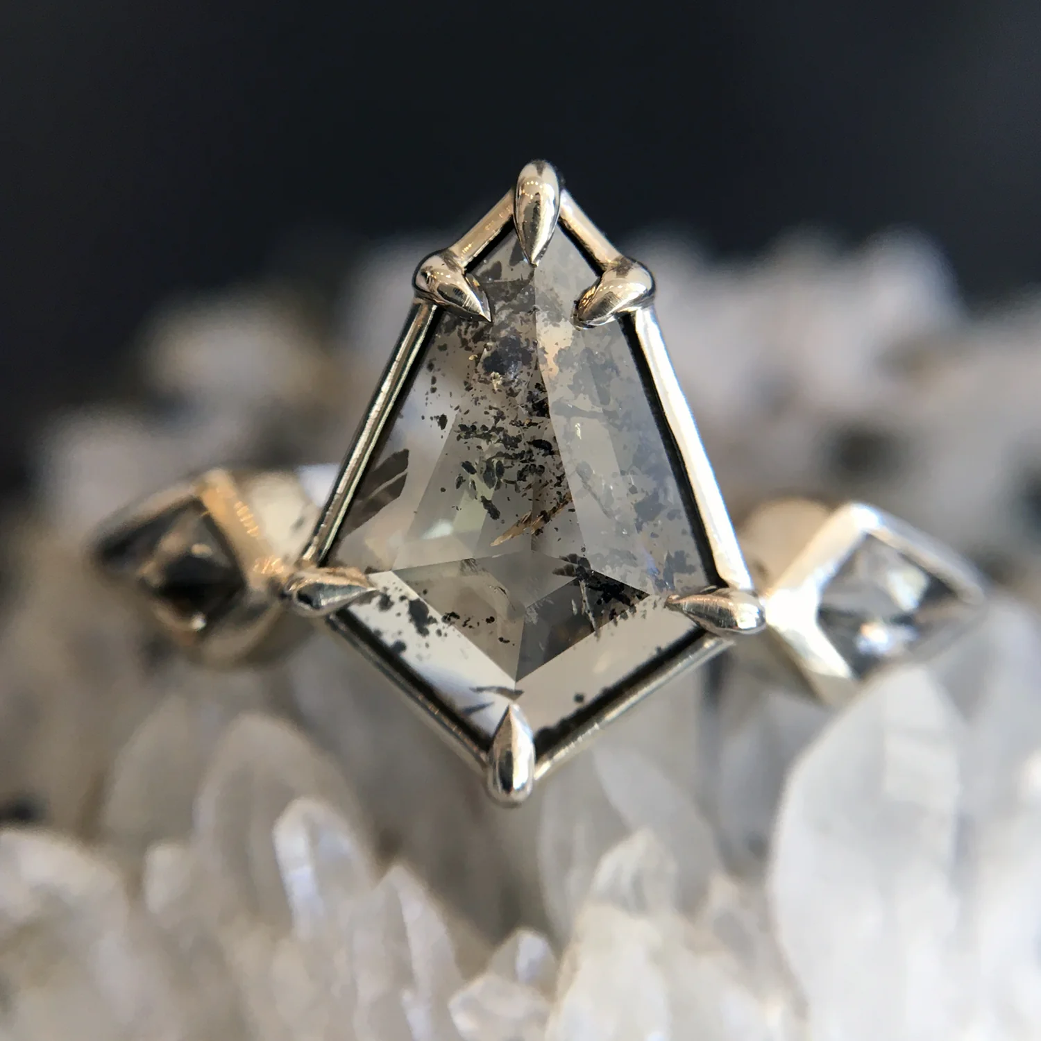 Space Goddess Diamond Ring - Image 7