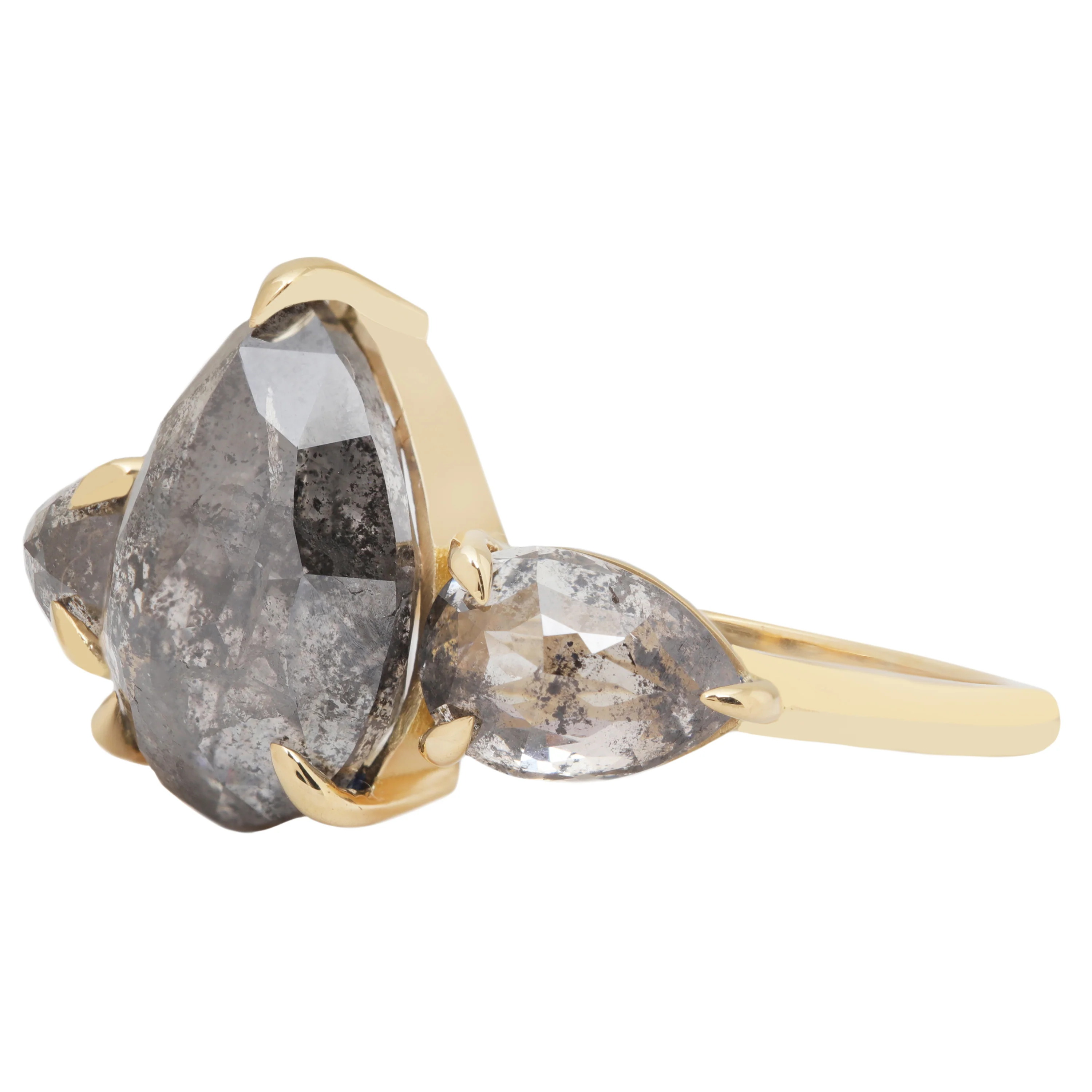 Speckled Lunar Diamond Ring - Image 3