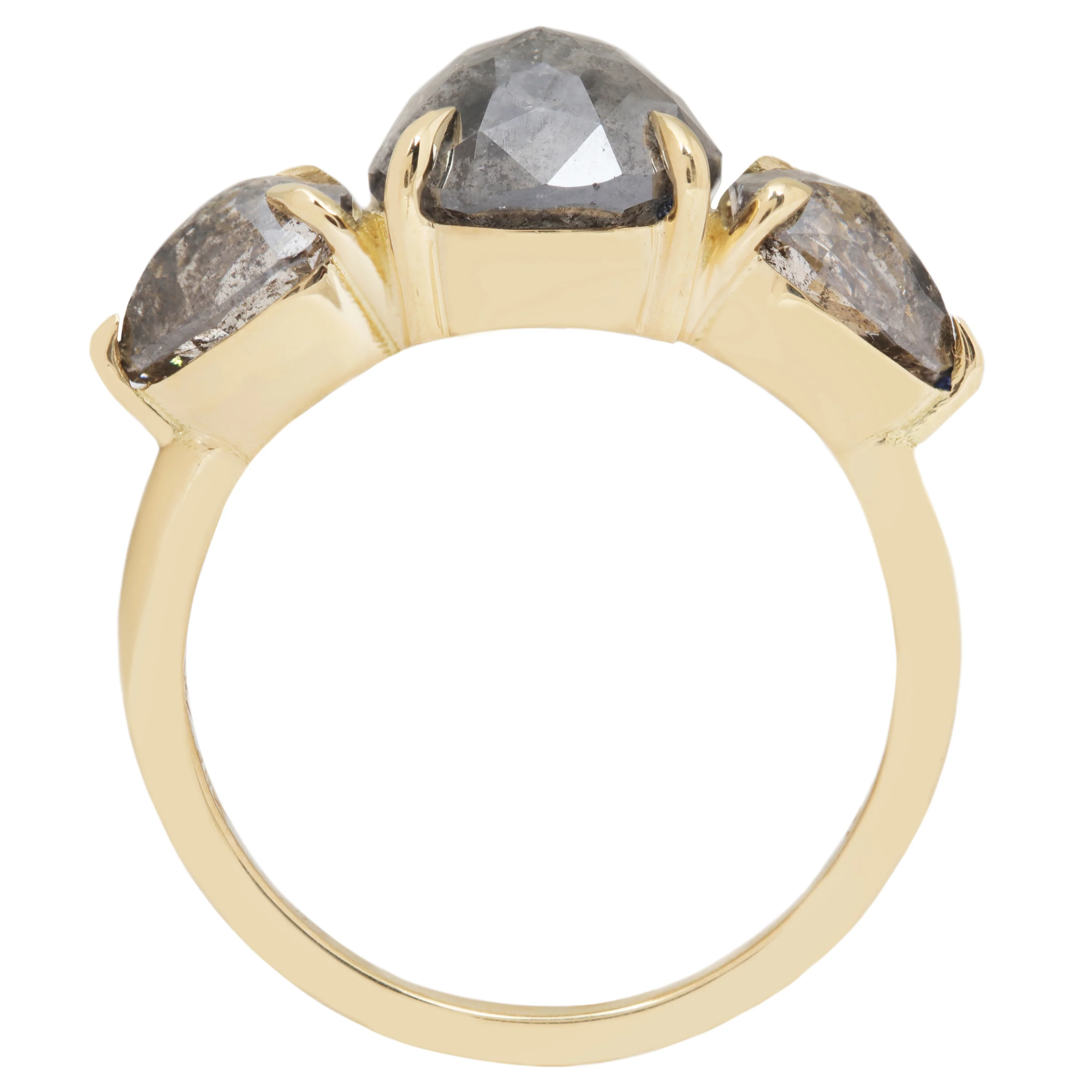 Speckled Lunar Diamond Ring - Image 5