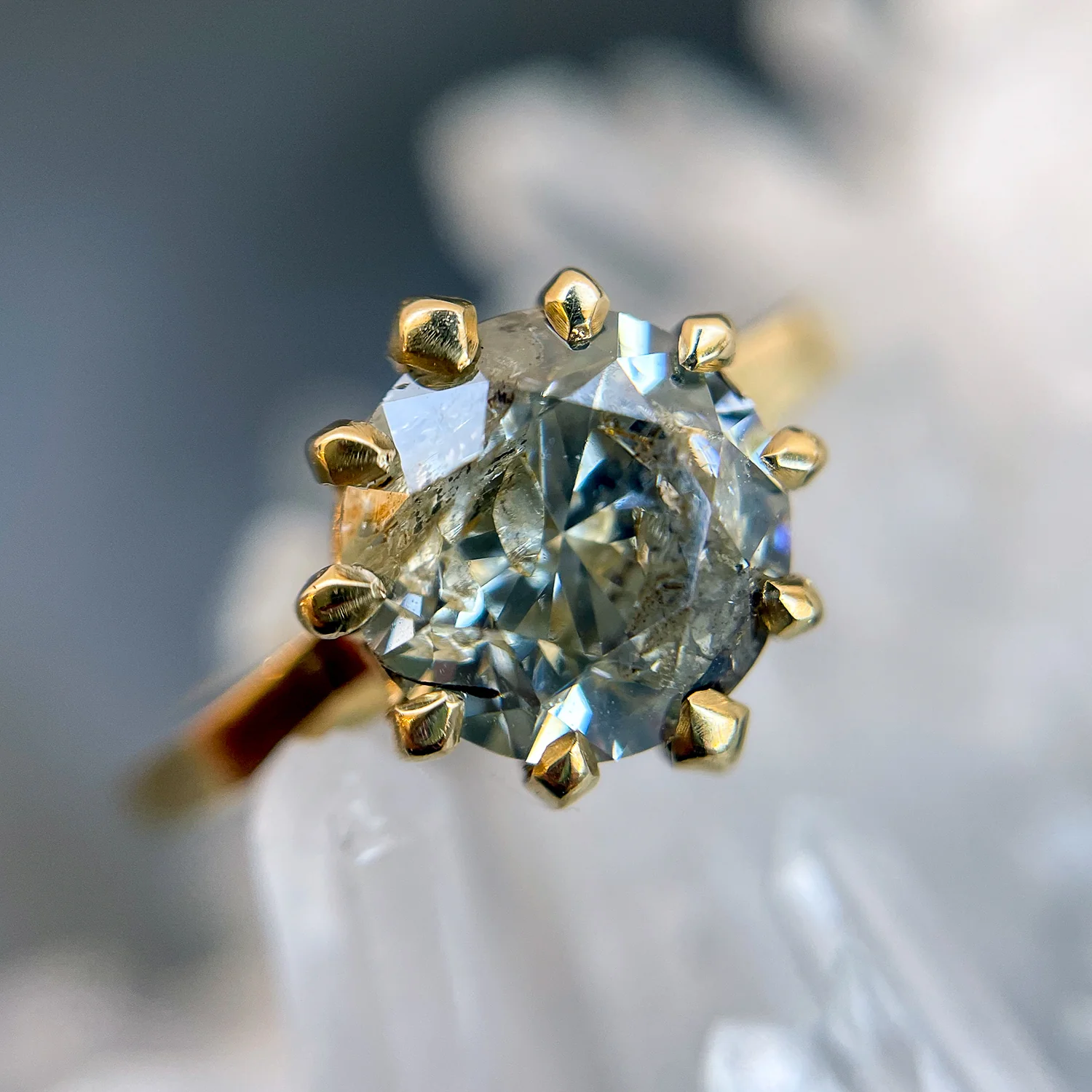 Speckled Sky Solitaire Ring - Image 7