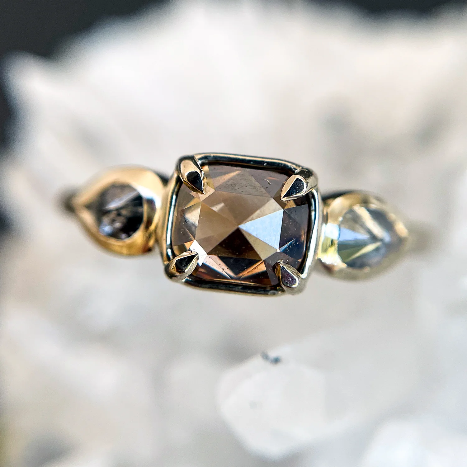 Sphinx Three Stone Ring - Image 6