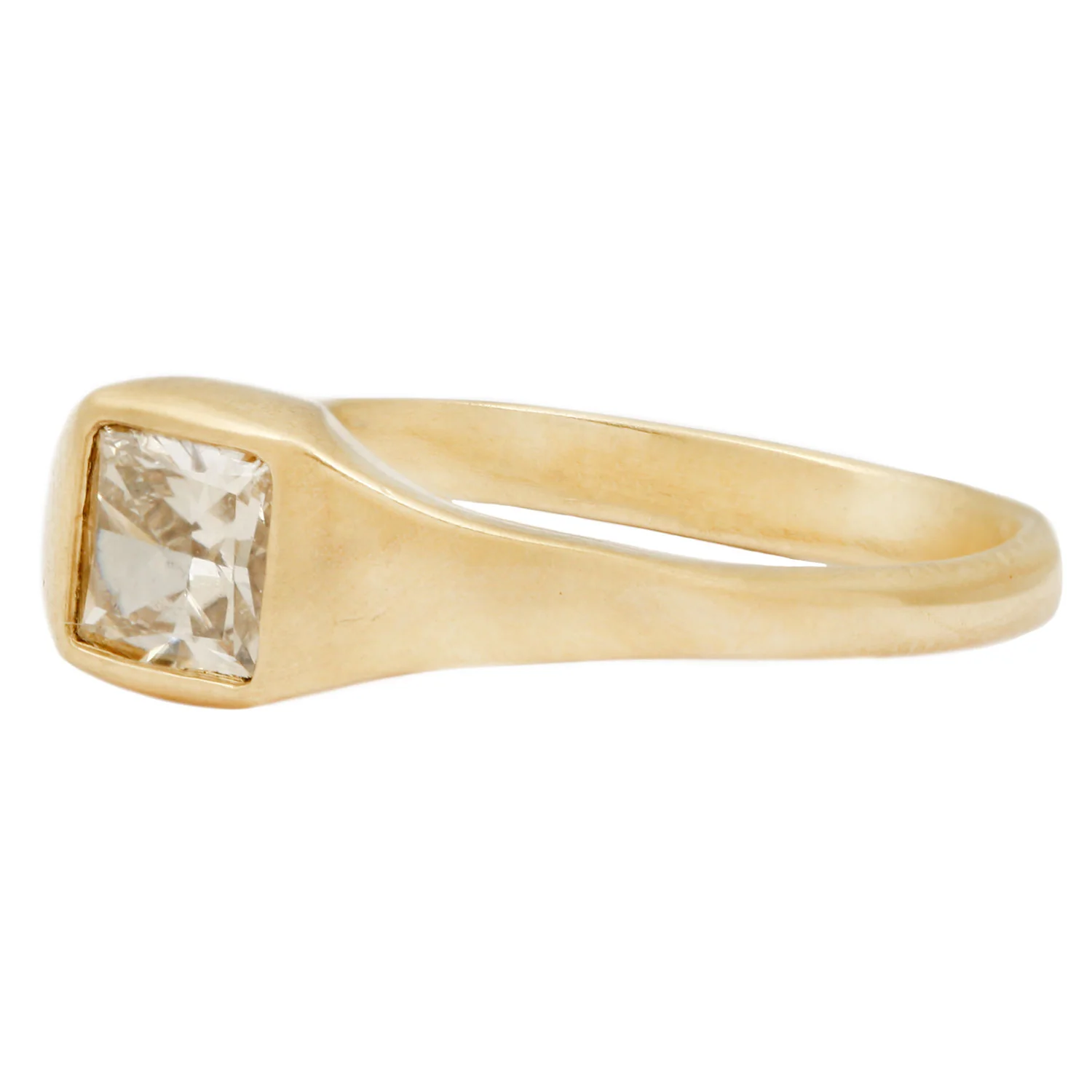 Square Diamond Swell Ring - Image 3