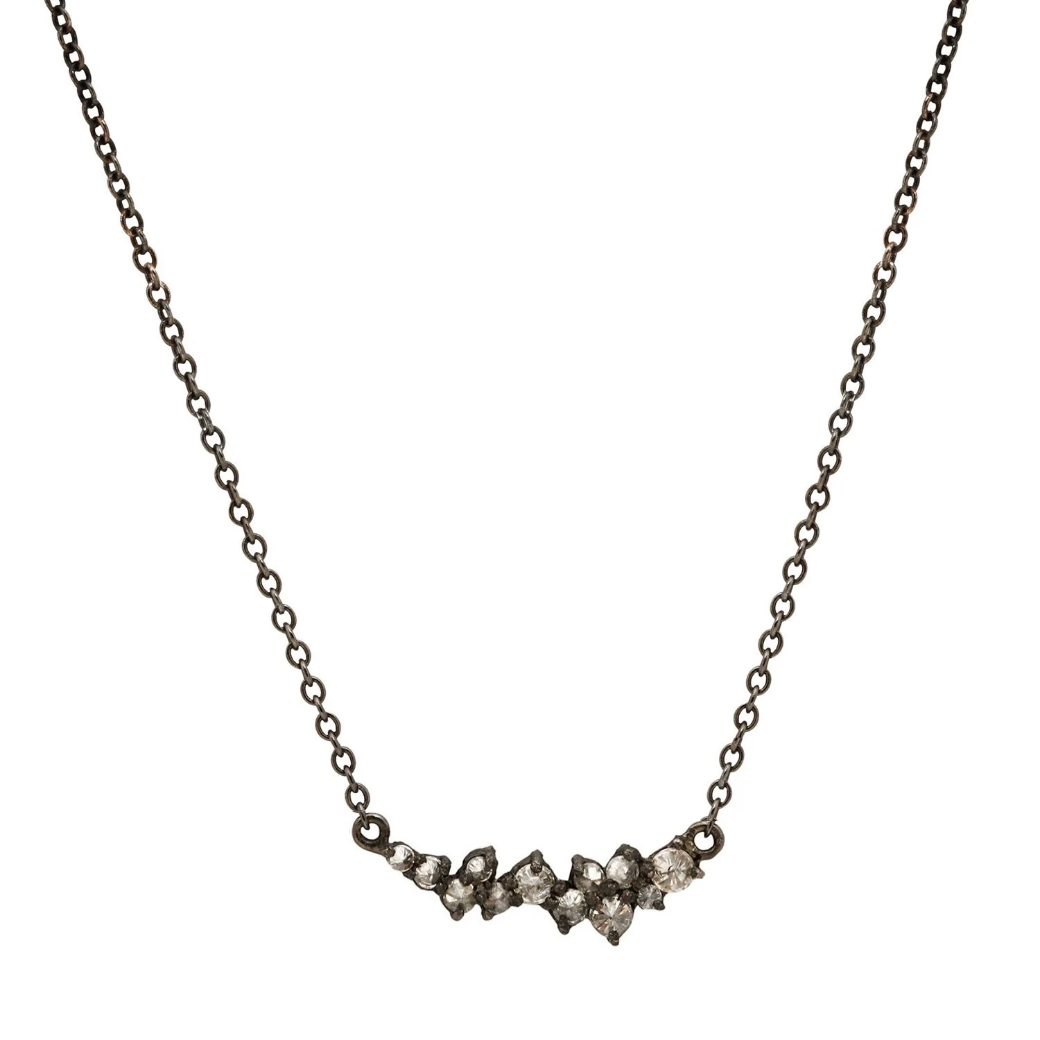 Star Cluster Diamond Necklace - Image 3