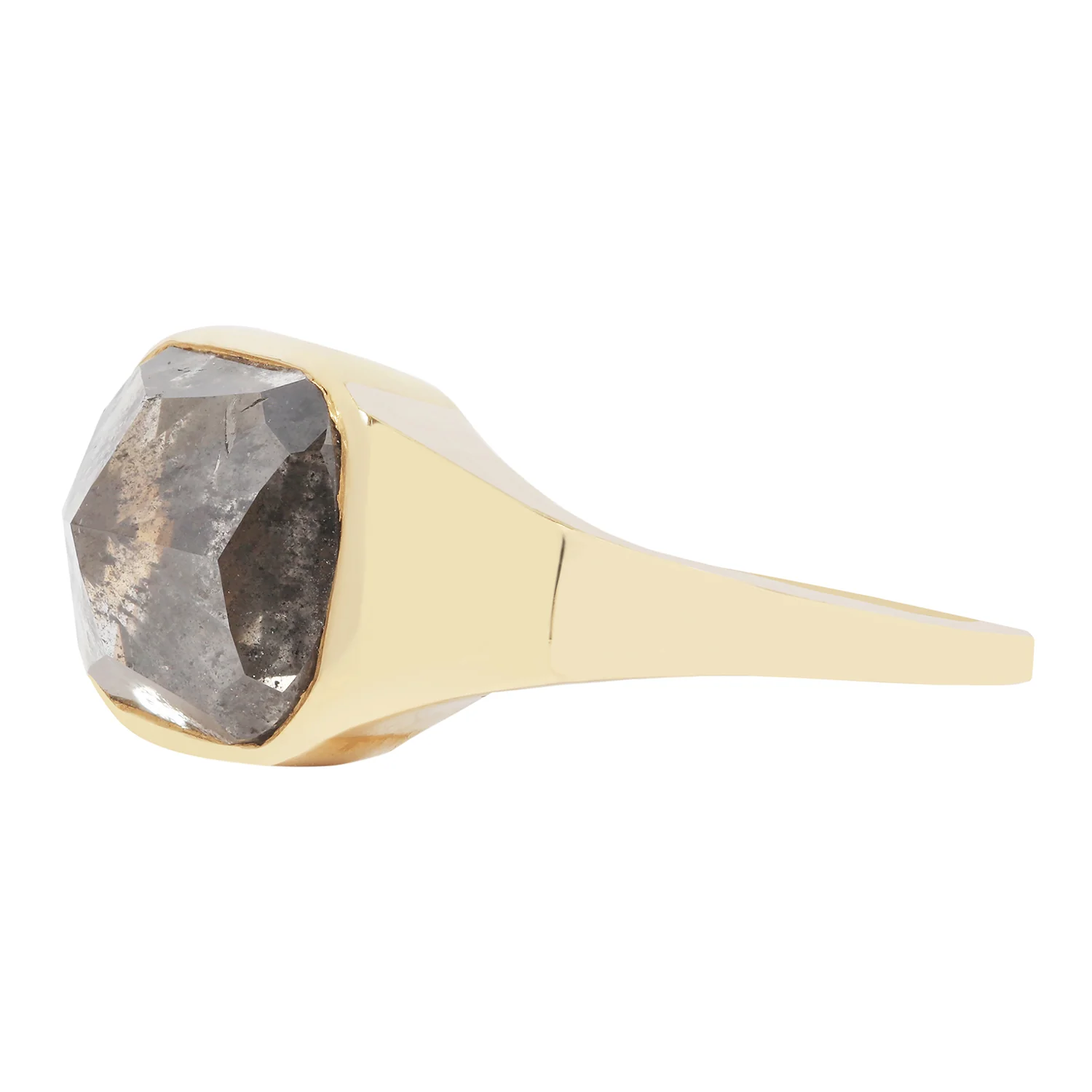 Stardust Diamond Signet Ring - Image 3
