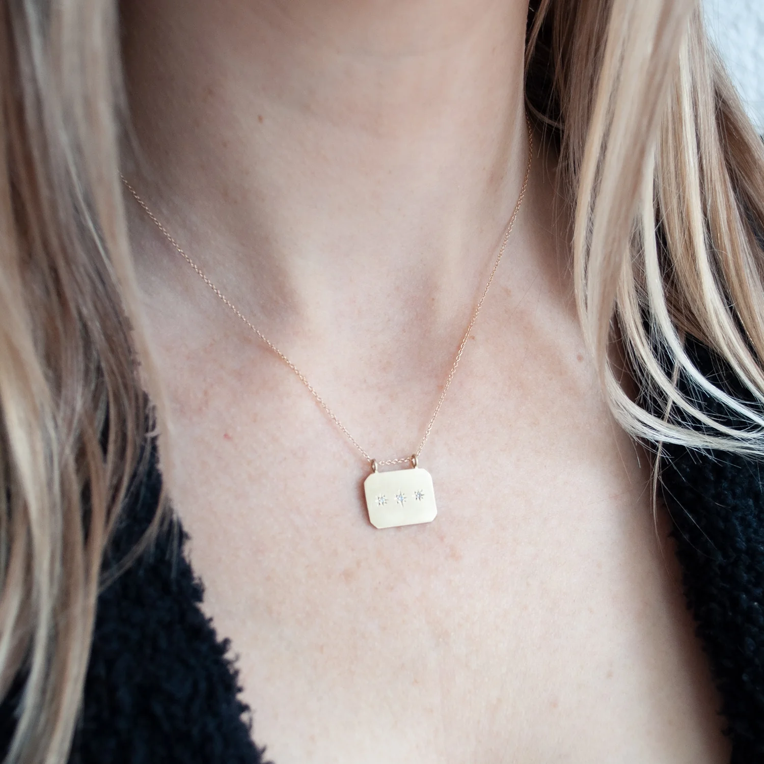 Starry Sky Frame Necklace - Image 2