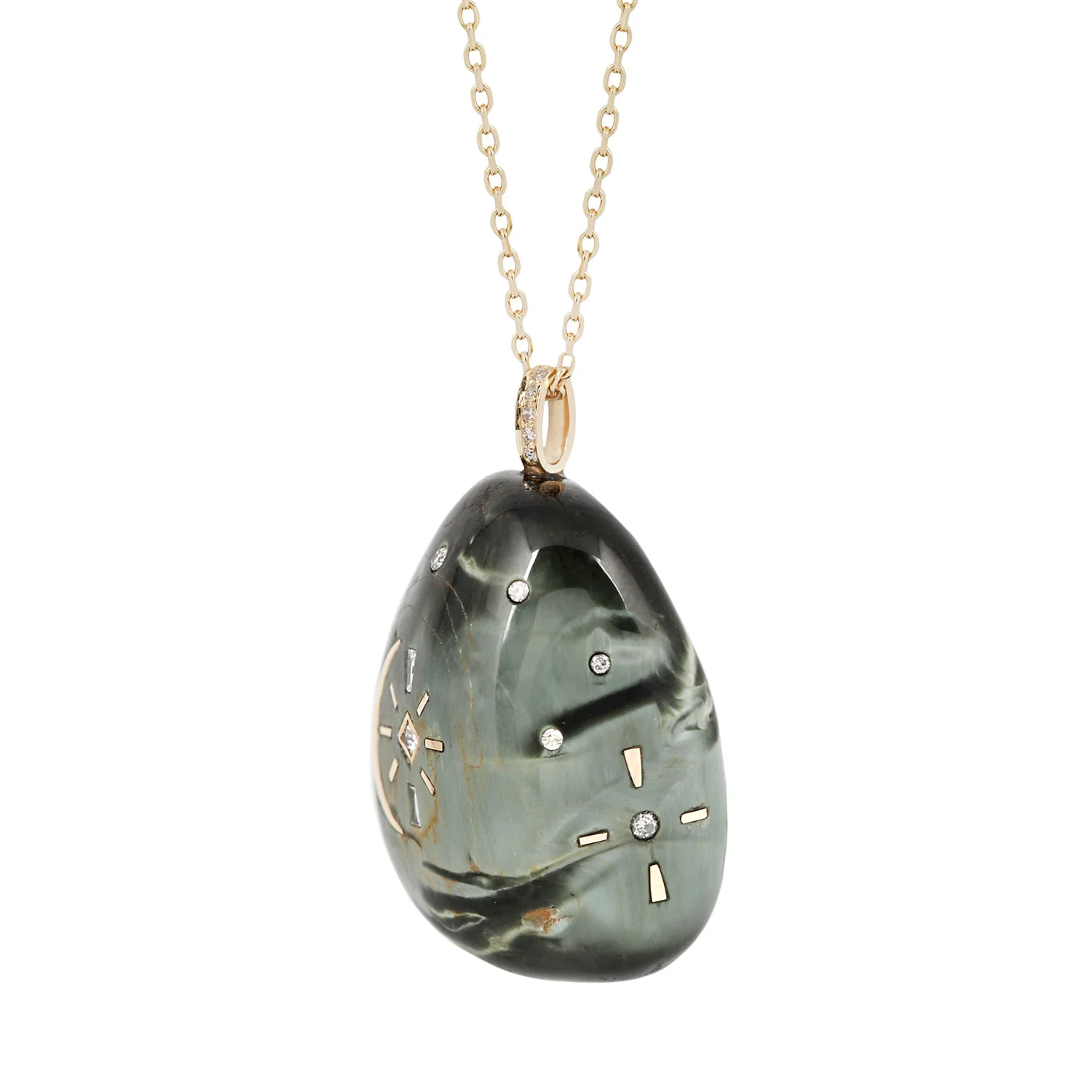 Sun & Moon Cat's Eye Necklace - Image 3