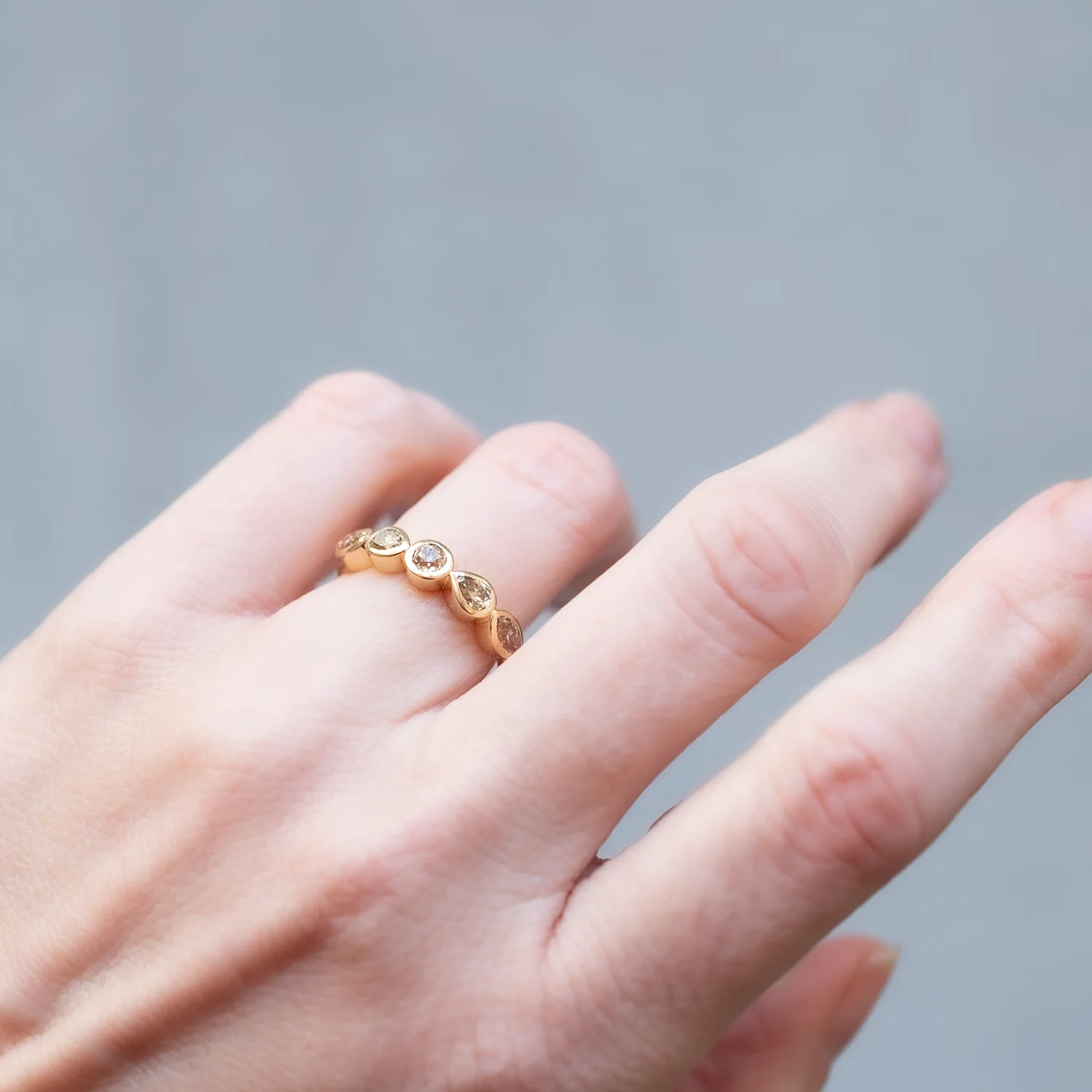 Sunbeam Diamond Stacking Band - Image 2