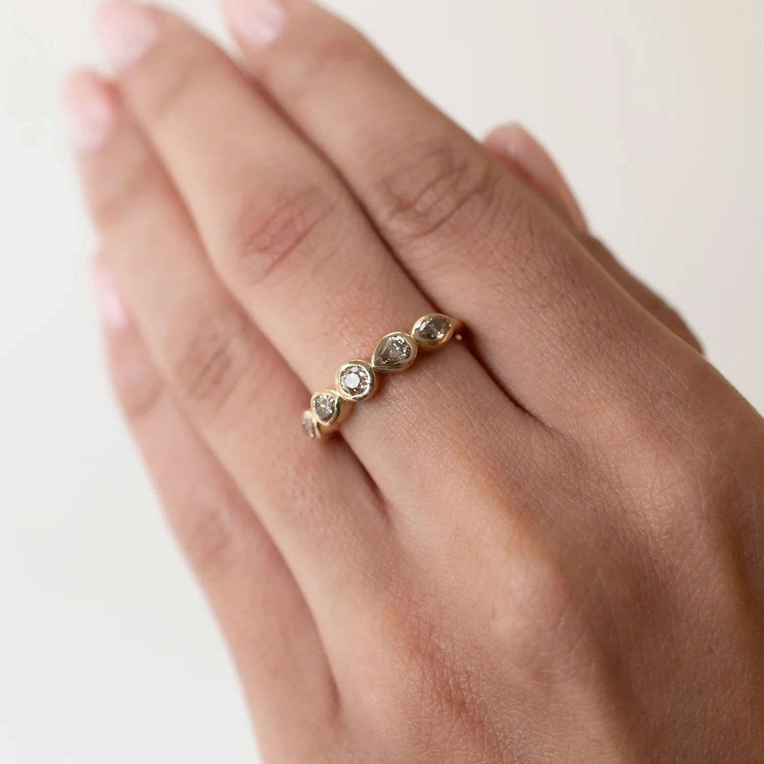 Sunbeam Diamond Stacking Band - Image 5