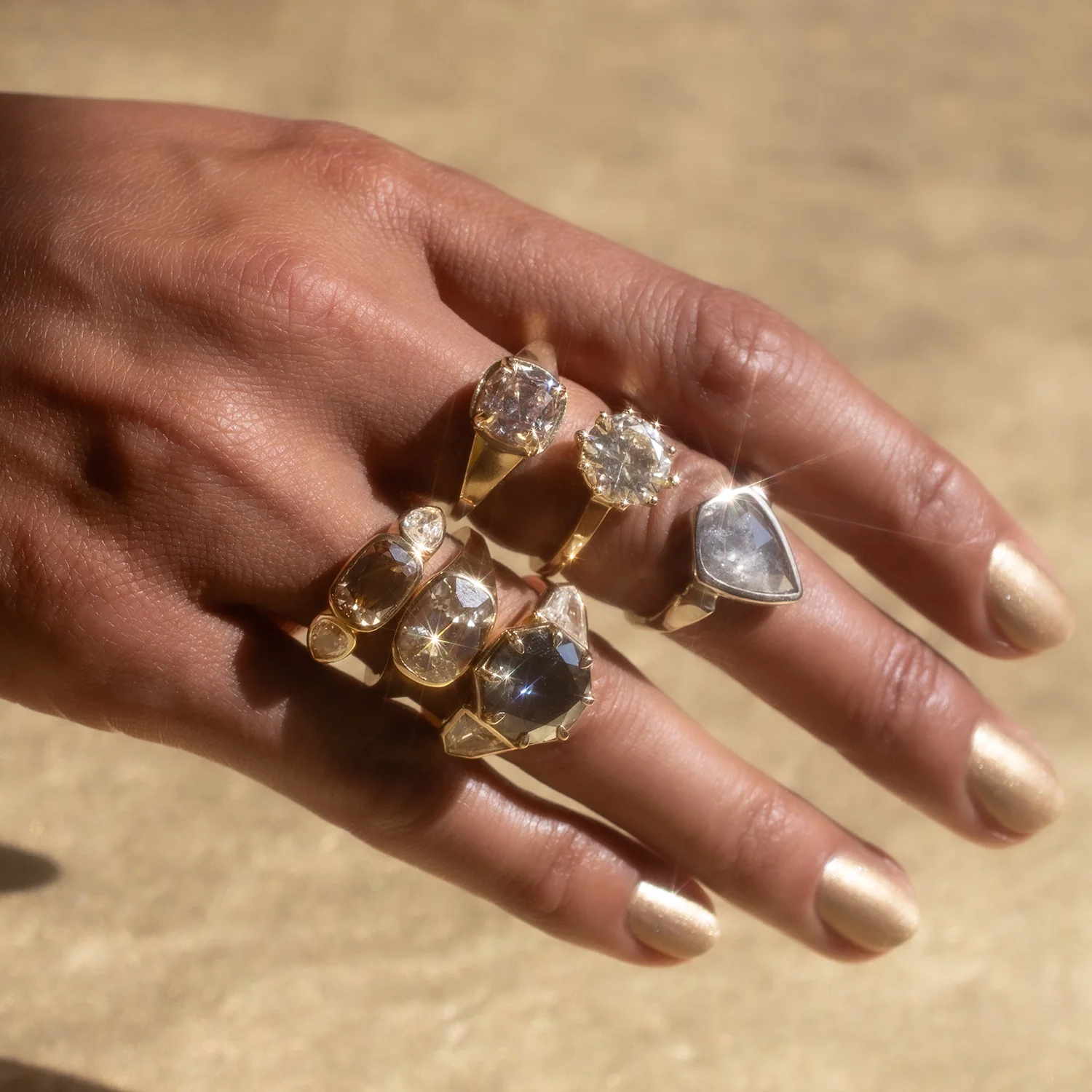 Sunlit Glow Diamond Ring - Image 7