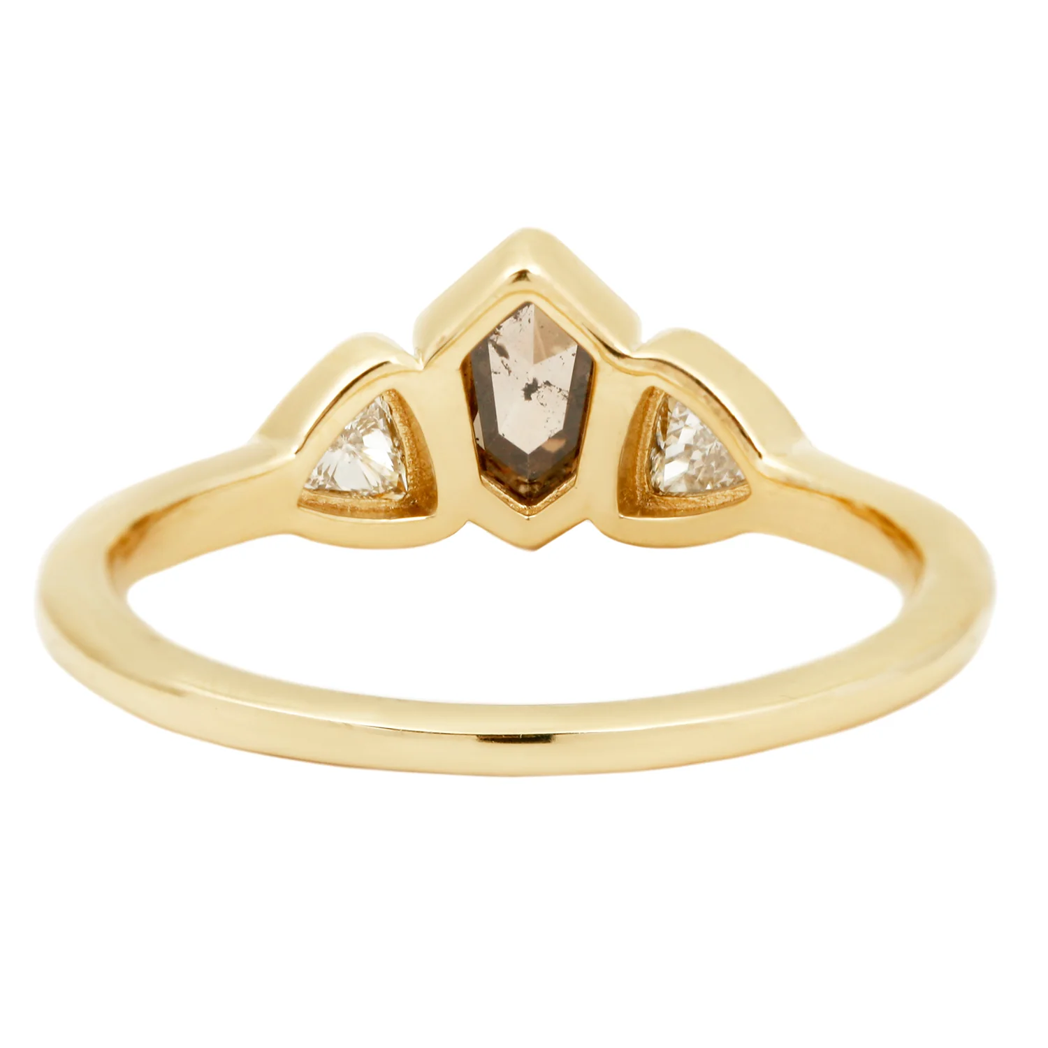 Sunlit Path Three Stone Ring - Image 4