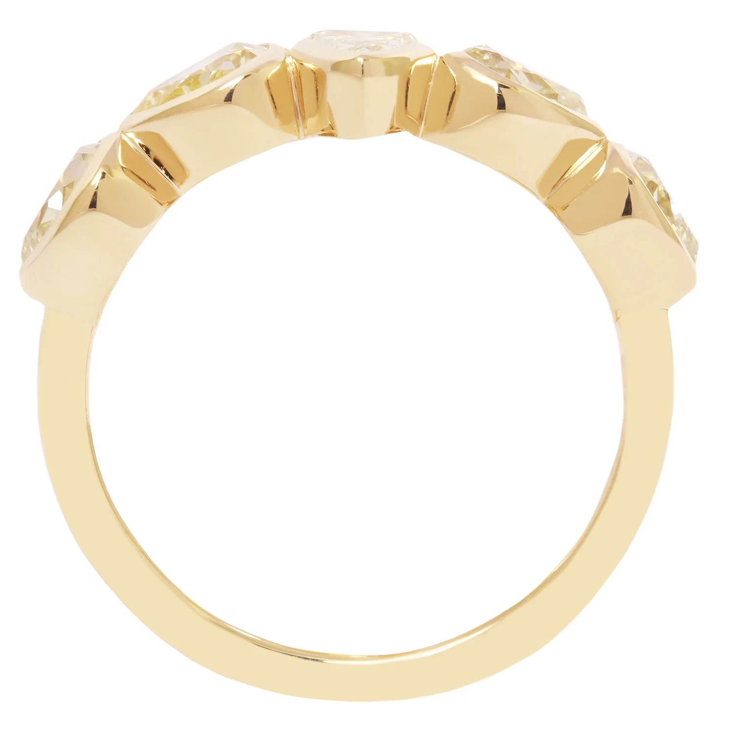 Sunshine Diamond Stacking Band - Image 5
