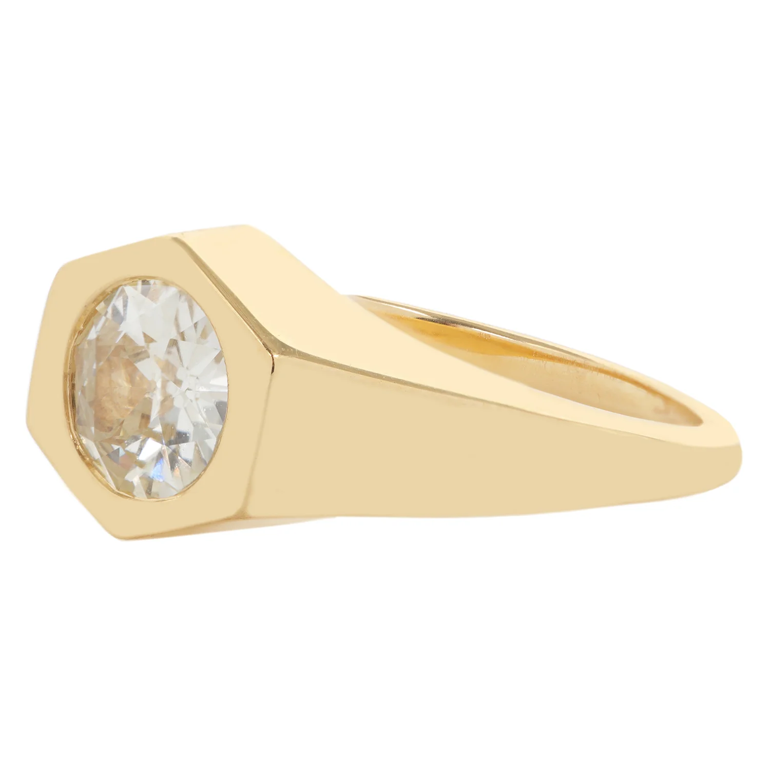 Supernova Diamond Signet Ring - Image 3