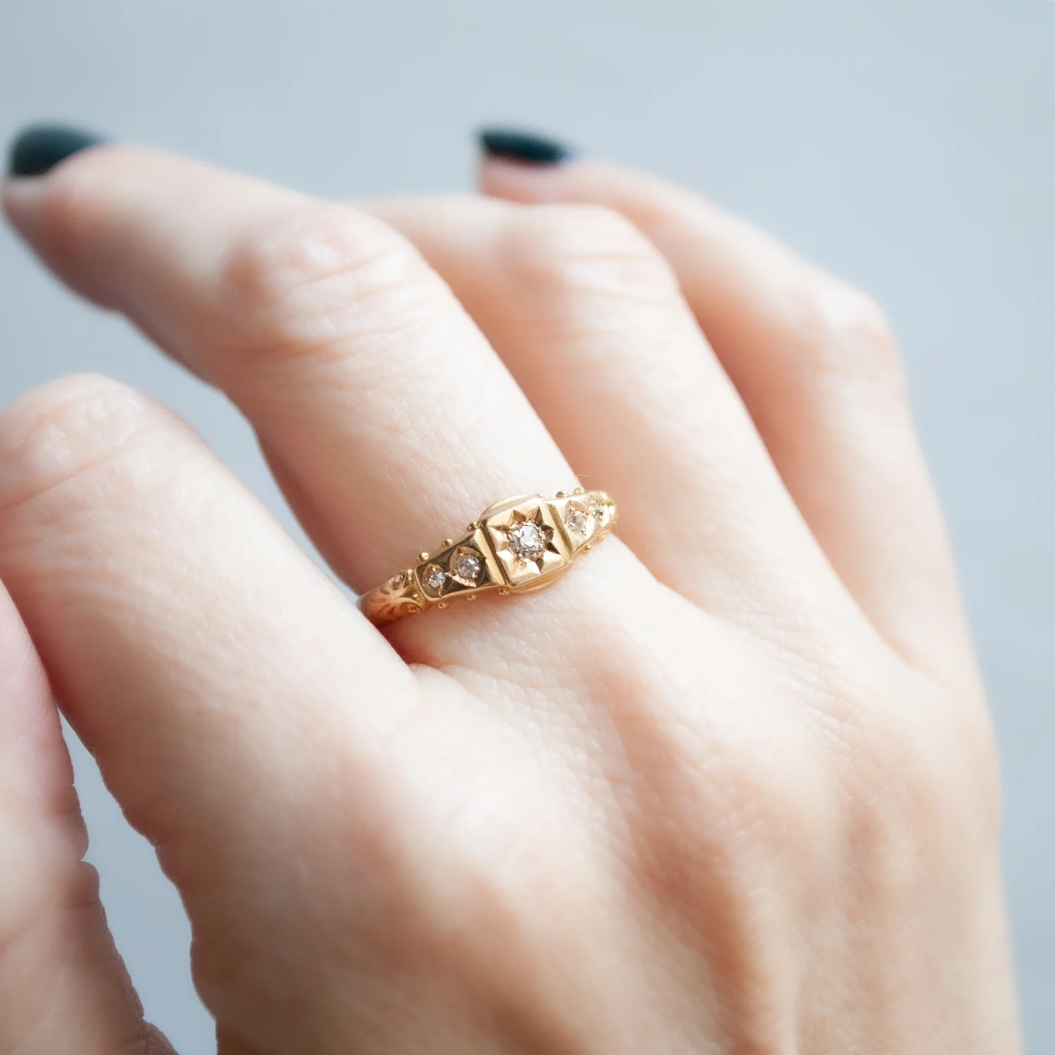 Symphony Diamond Star Ring - Image 2