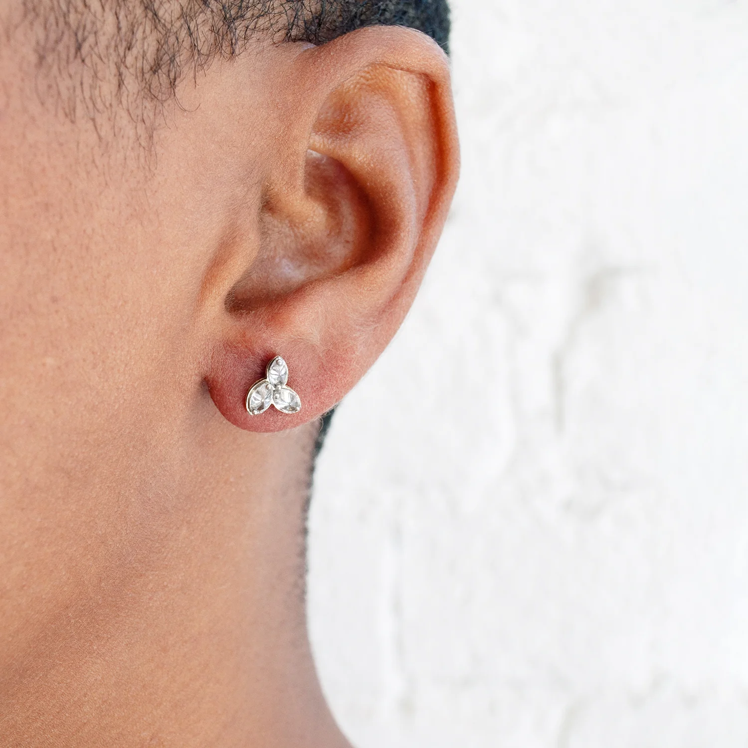 Diamond Cluster Studs - Image 3