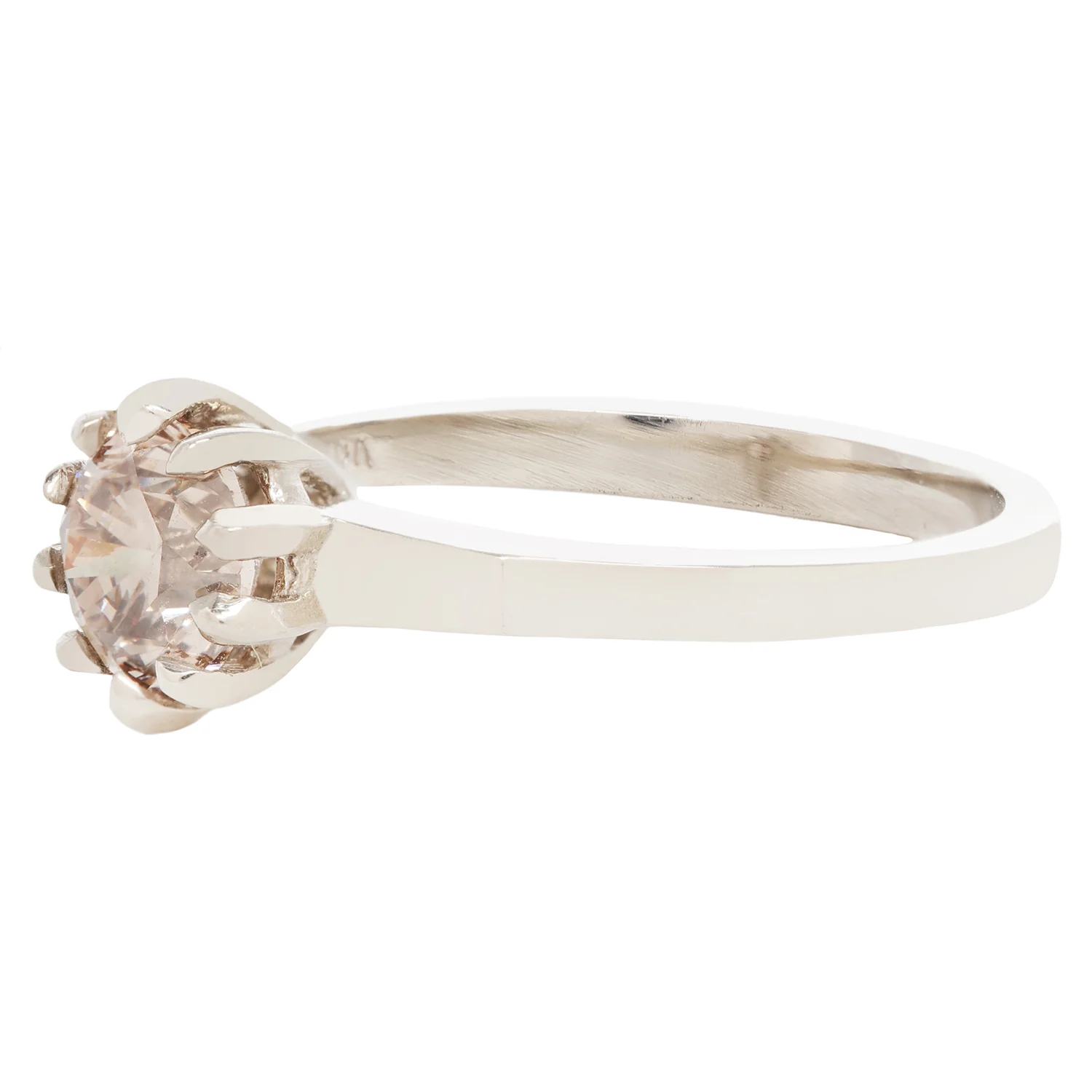 Champagne Diamond Soirée Ring - Image 3
