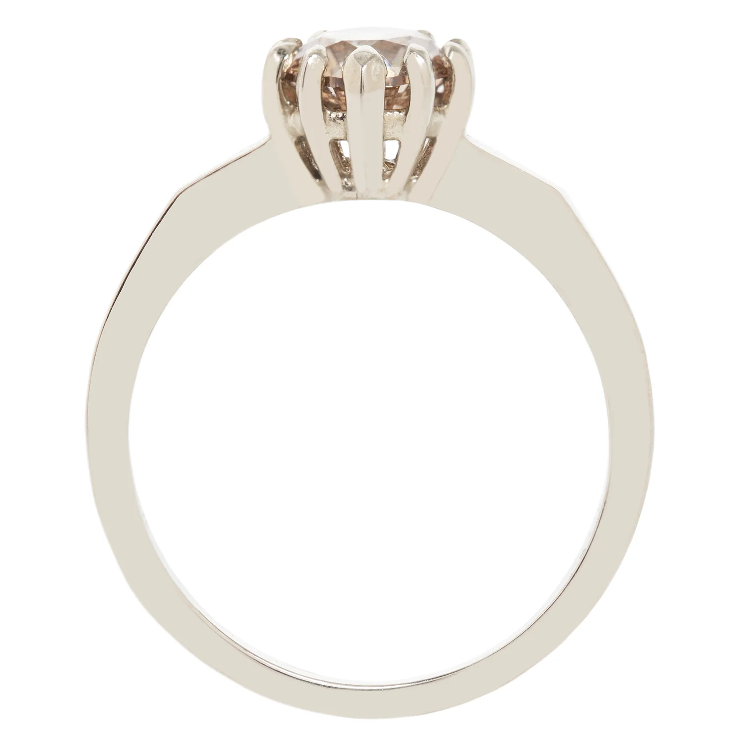 Champagne Diamond Soirée Ring - Image 4