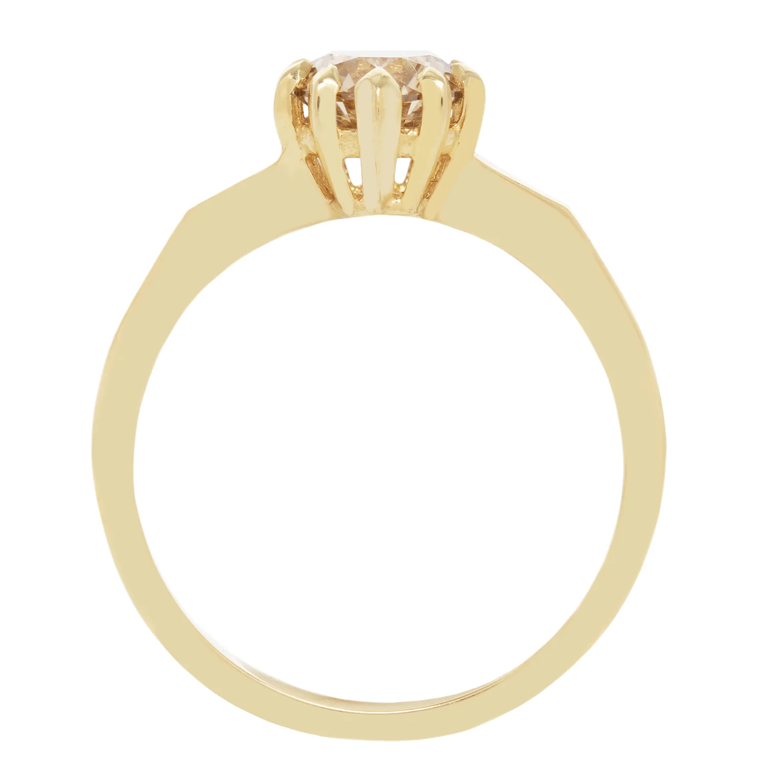 Champagne Diamond Soirée Ring - Image 4