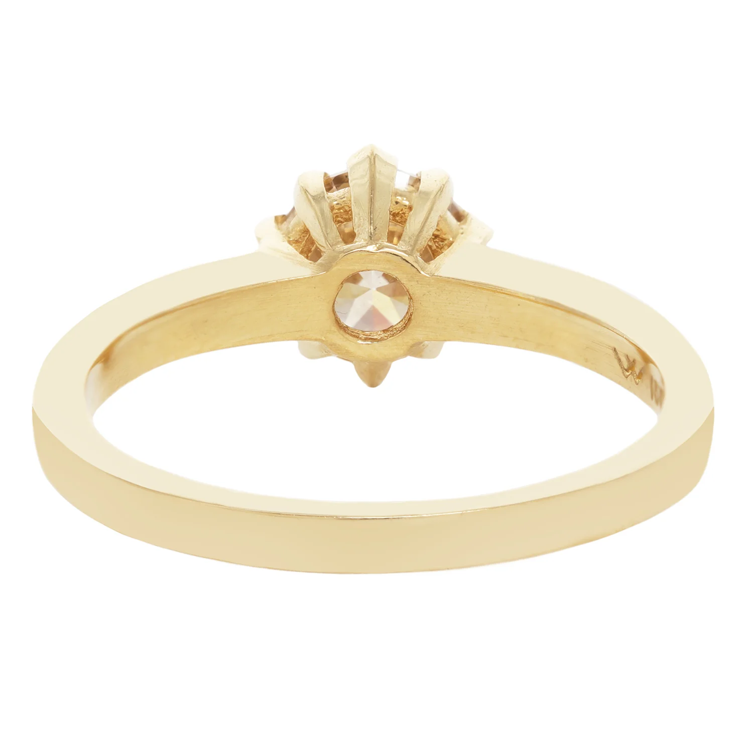 Champagne Diamond Soirée Ring - Image 5