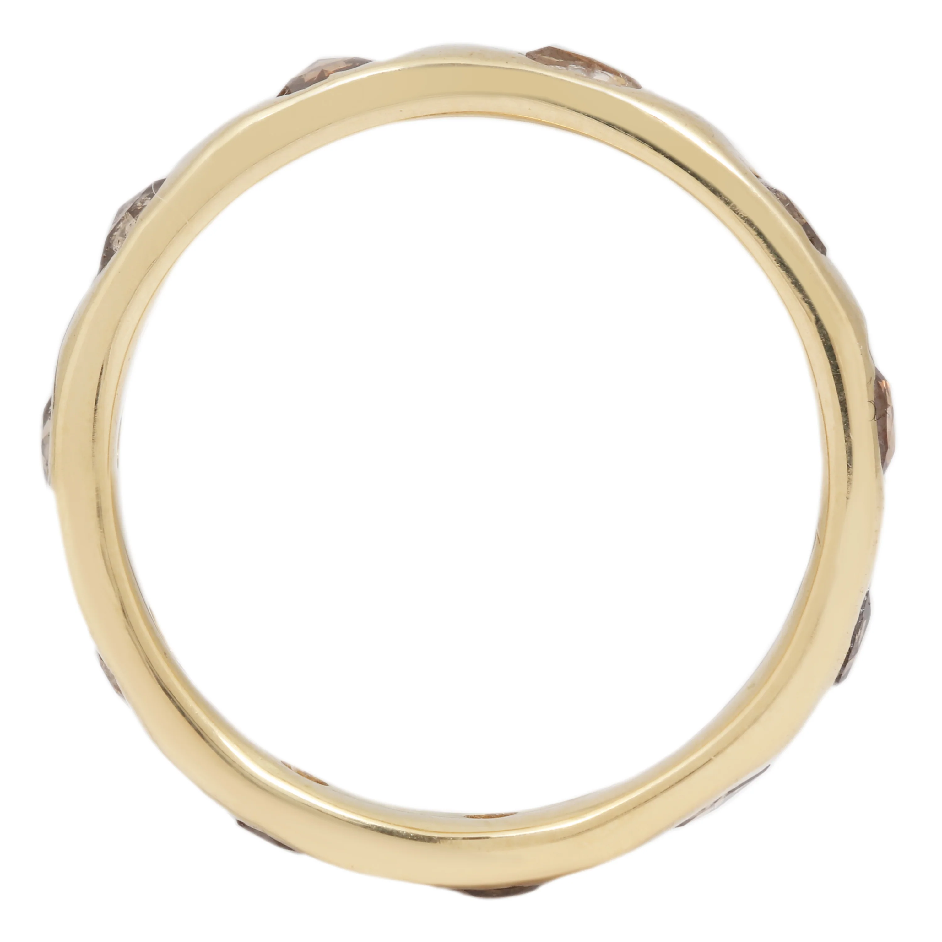 Thin Freeform Eternity Band - Image 3