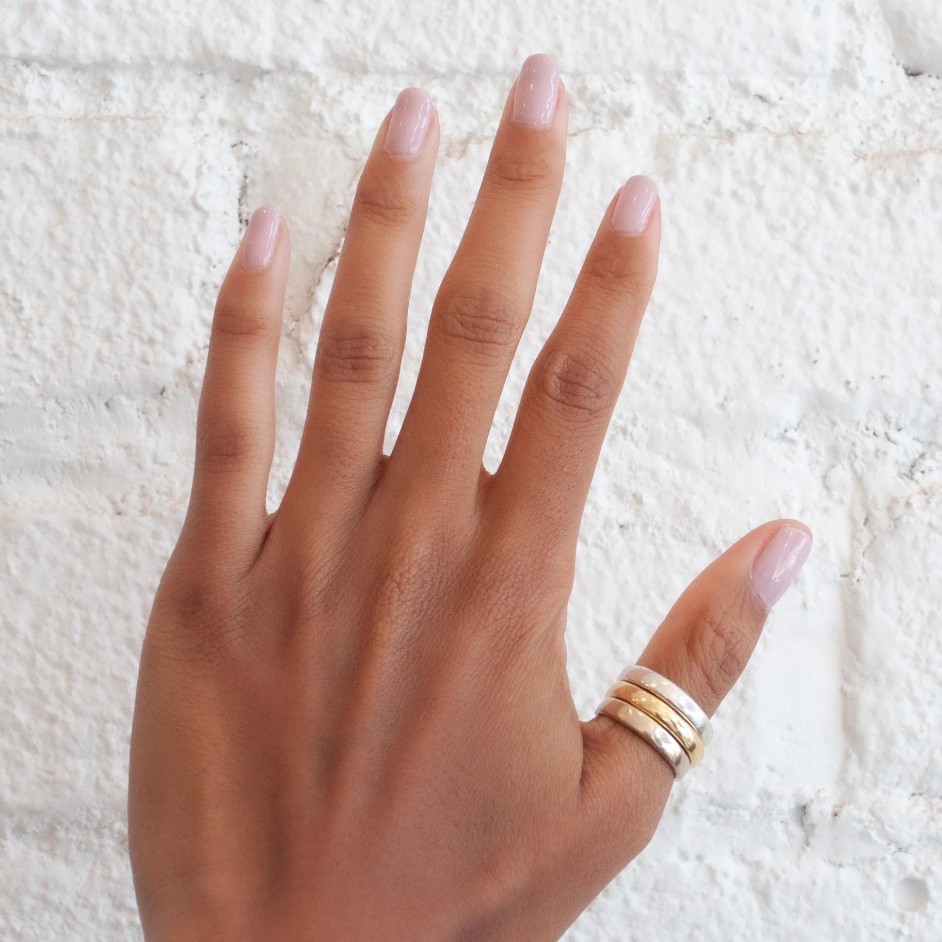 Thin Sterling Silver Band - Image 2