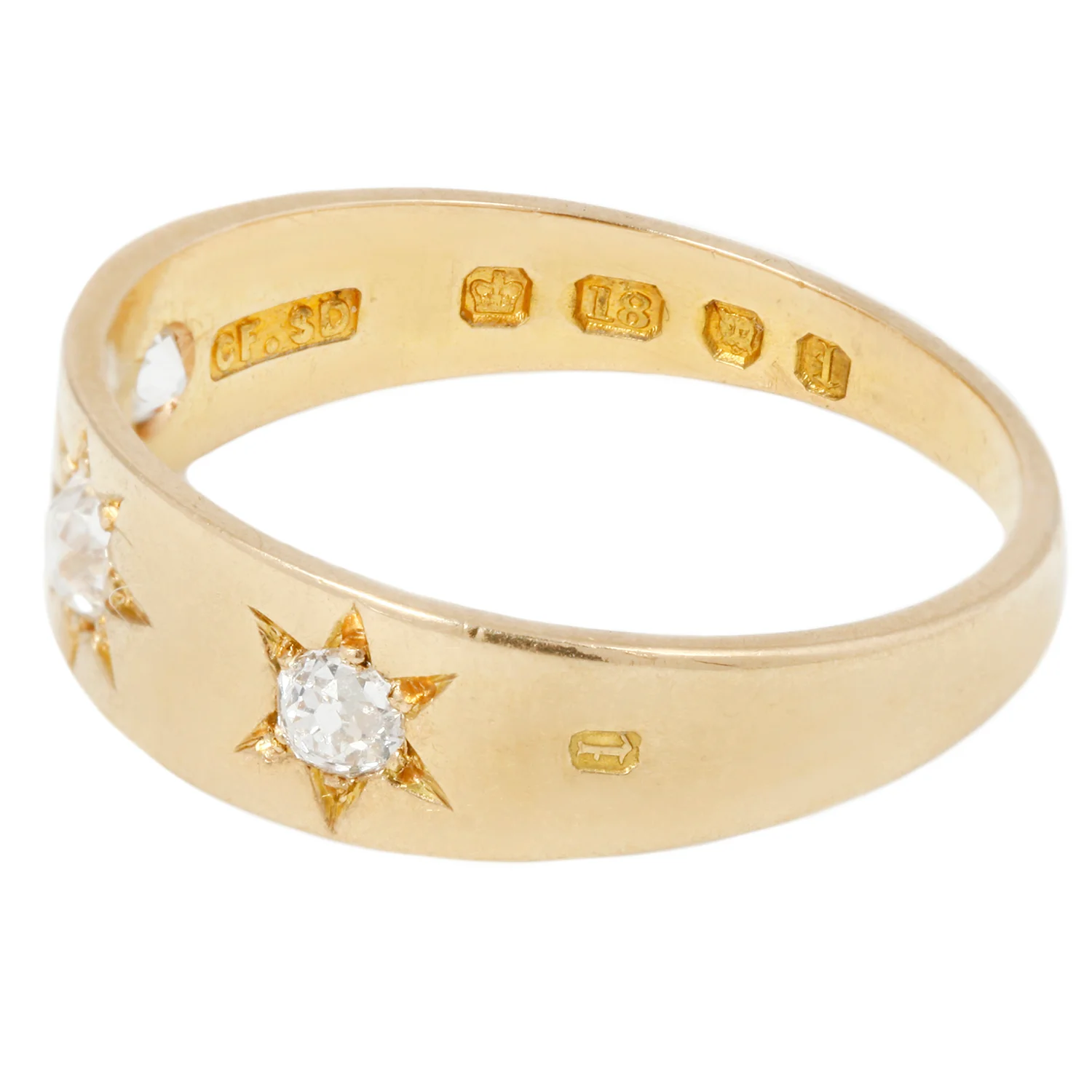 Three Star Diamond Ring - Image 5