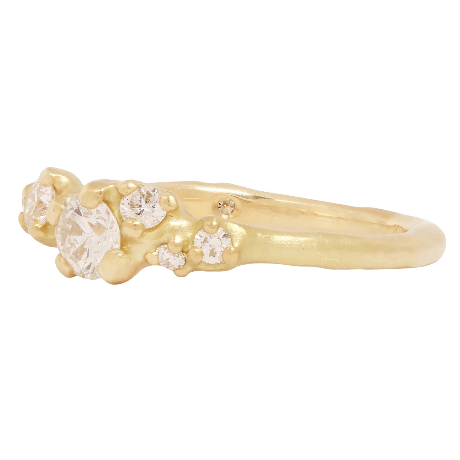 Tideworn Seven Diamond Cluster Ring - Image 3