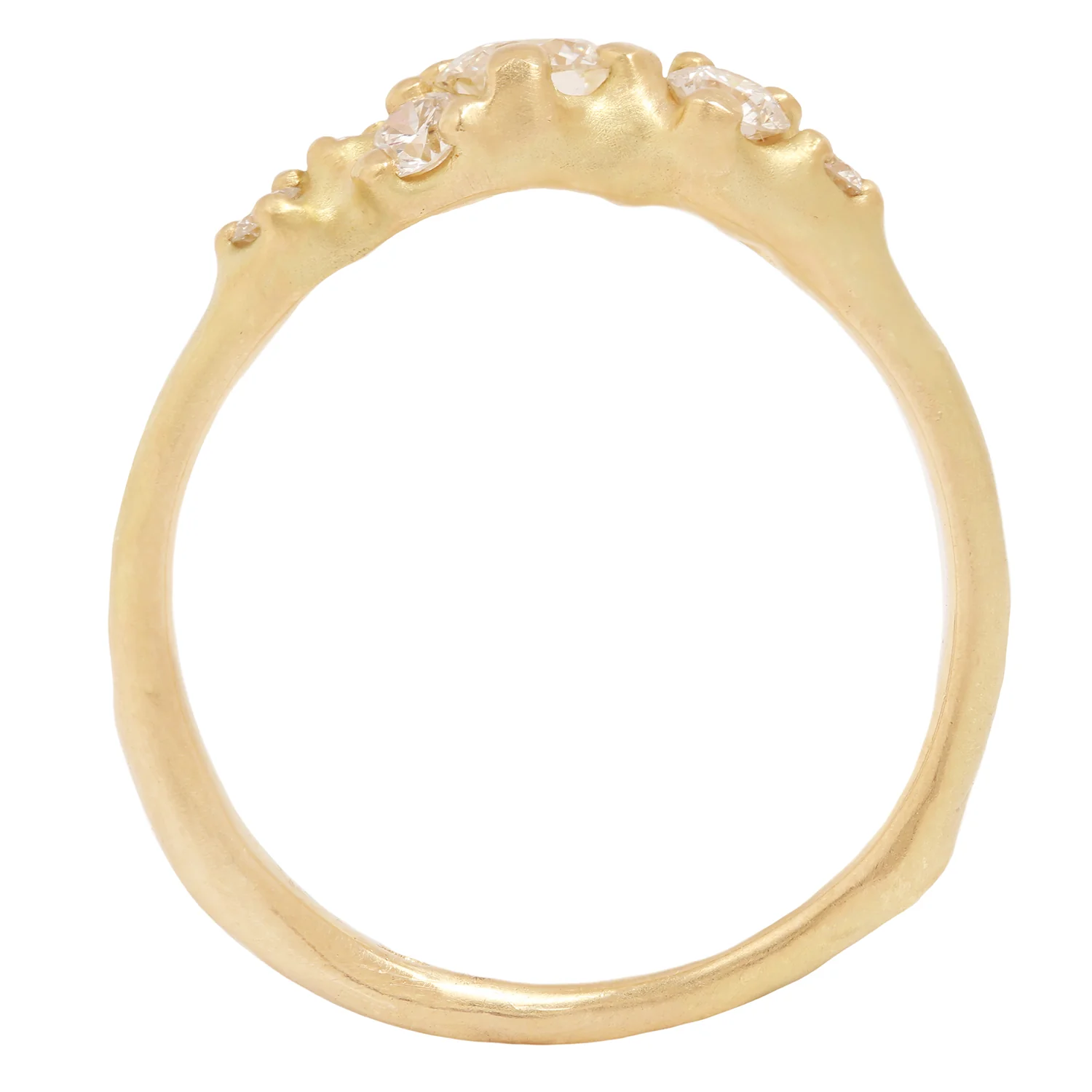 Tideworn Seven Diamond Cluster Ring - Image 4