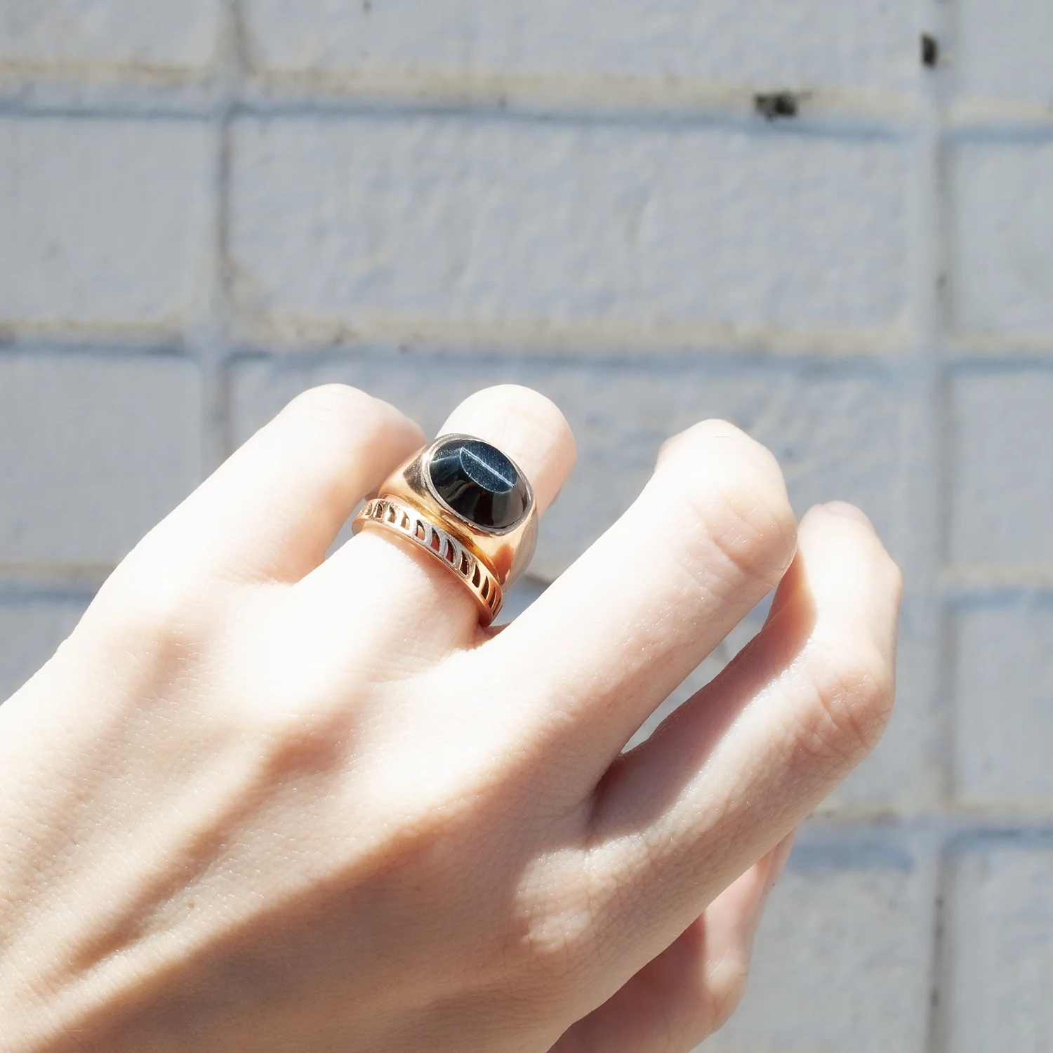 Tiger Eye Signet Ring - Image 5