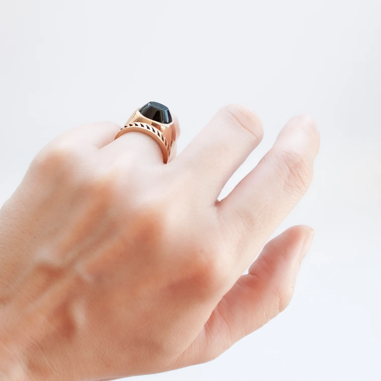 Tiger Eye Signet Ring - Image 6