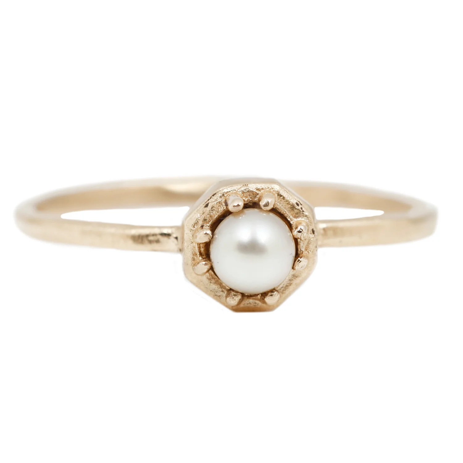 Tiny Akoya Pearl Ring