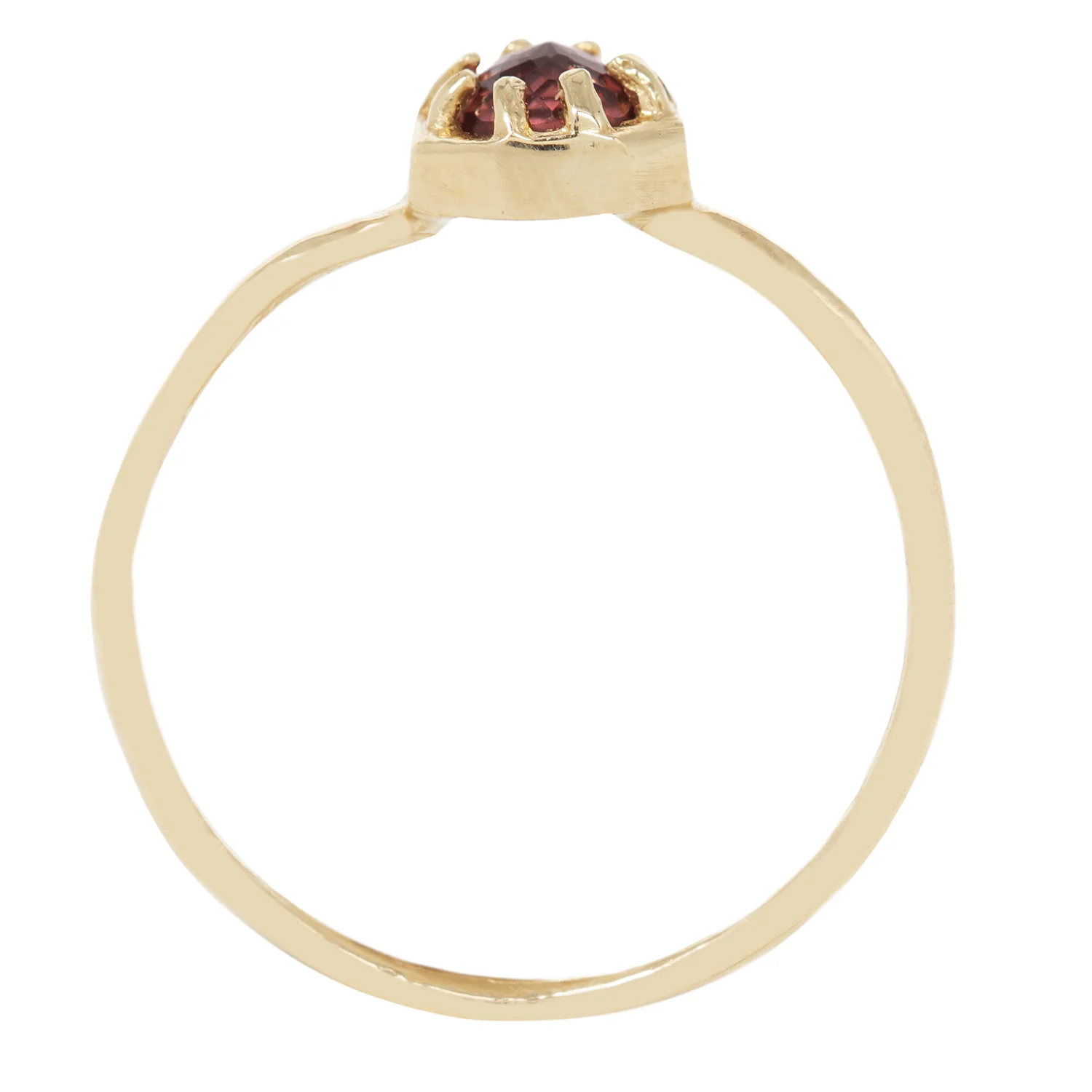 Tiny Garnet Ring - Image 4