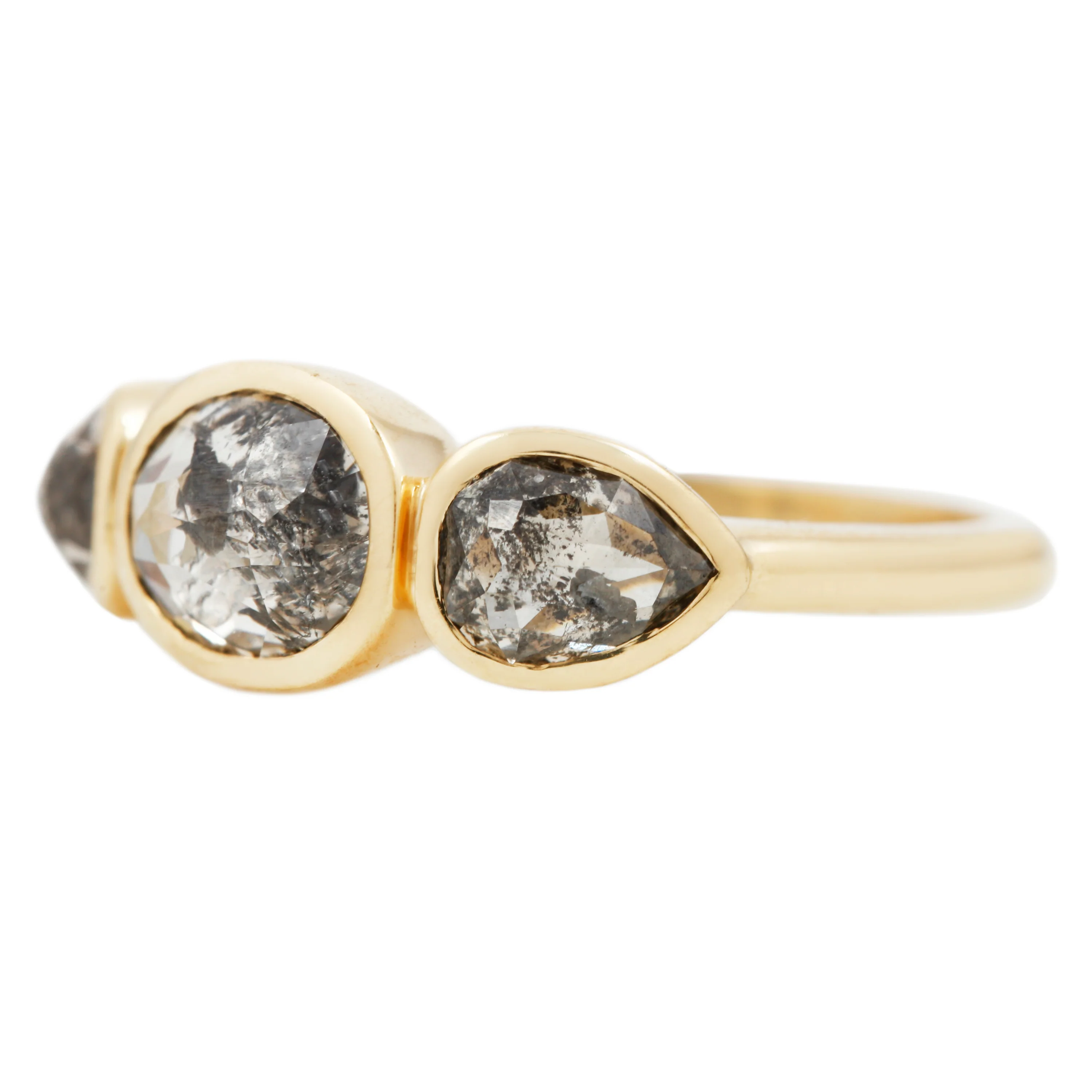 To the Moon Three Stone Ring - Image 3