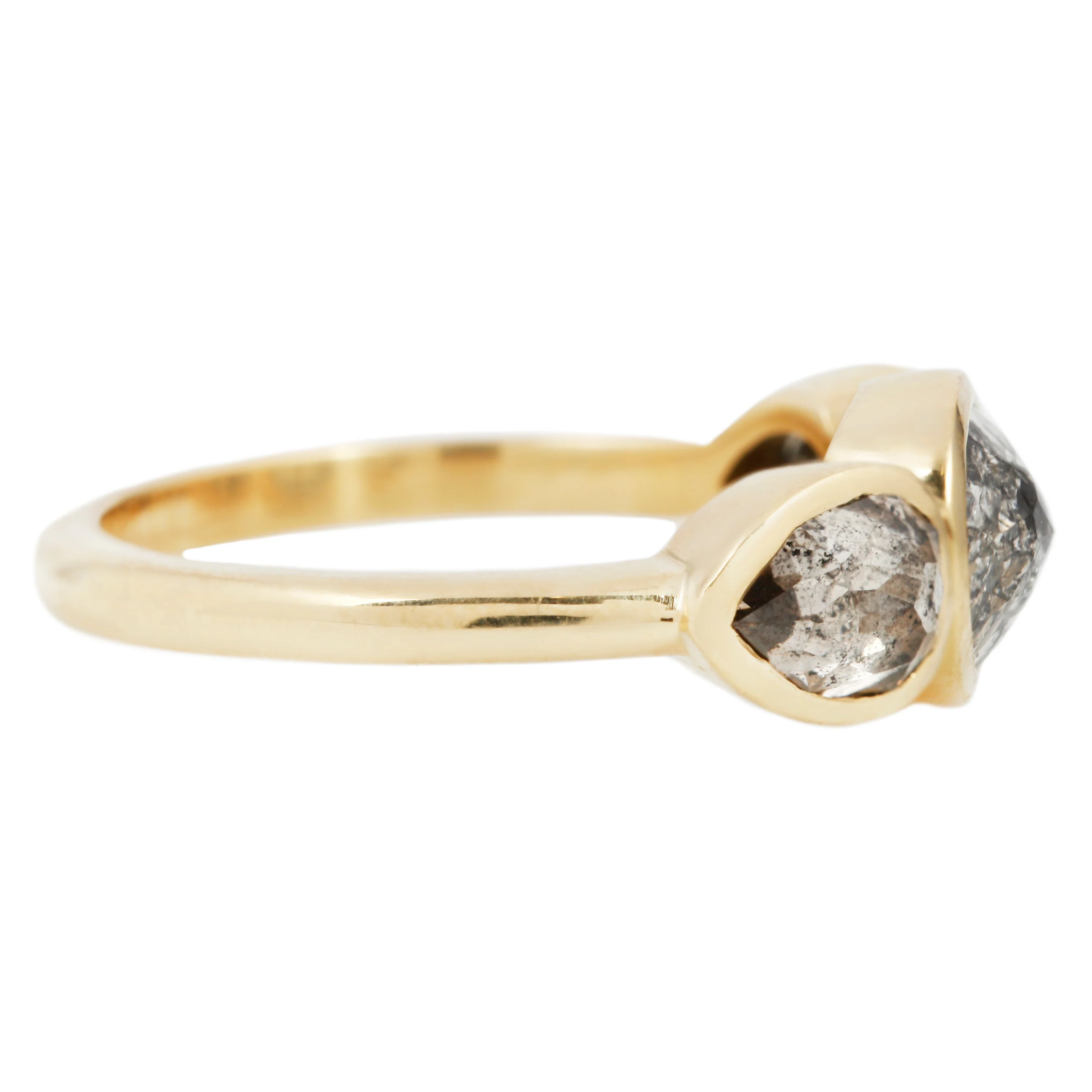 To the Moon Three Stone Ring - Image 4