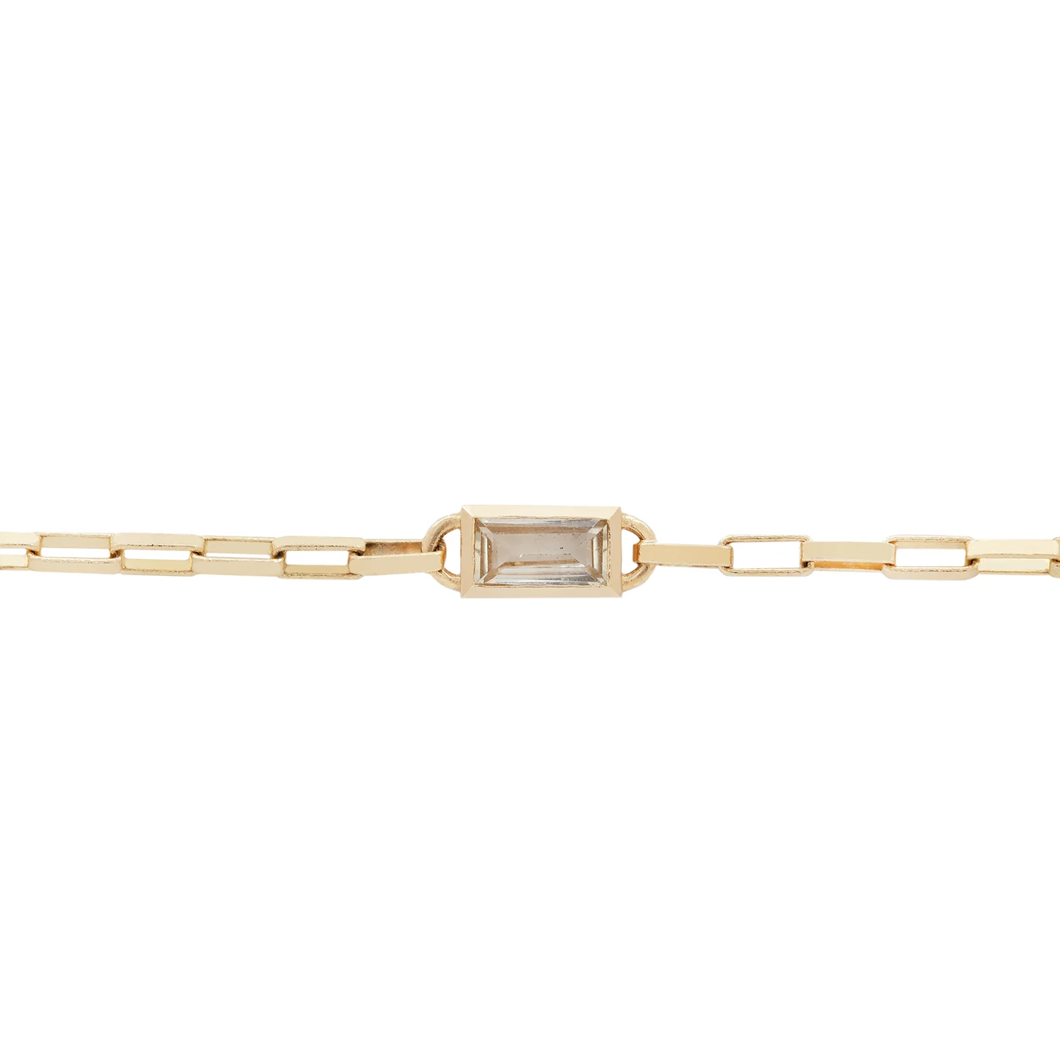 Topaz Baguette Square Bracelet - Image 3