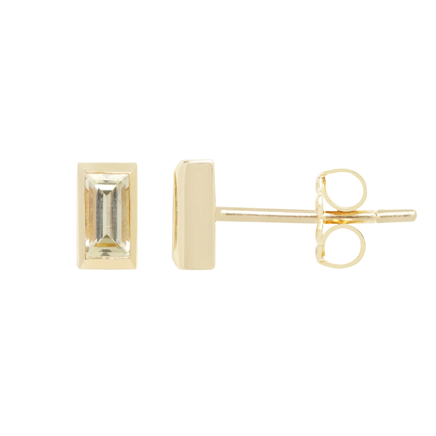 Topaz Baguette Studs - Image 3