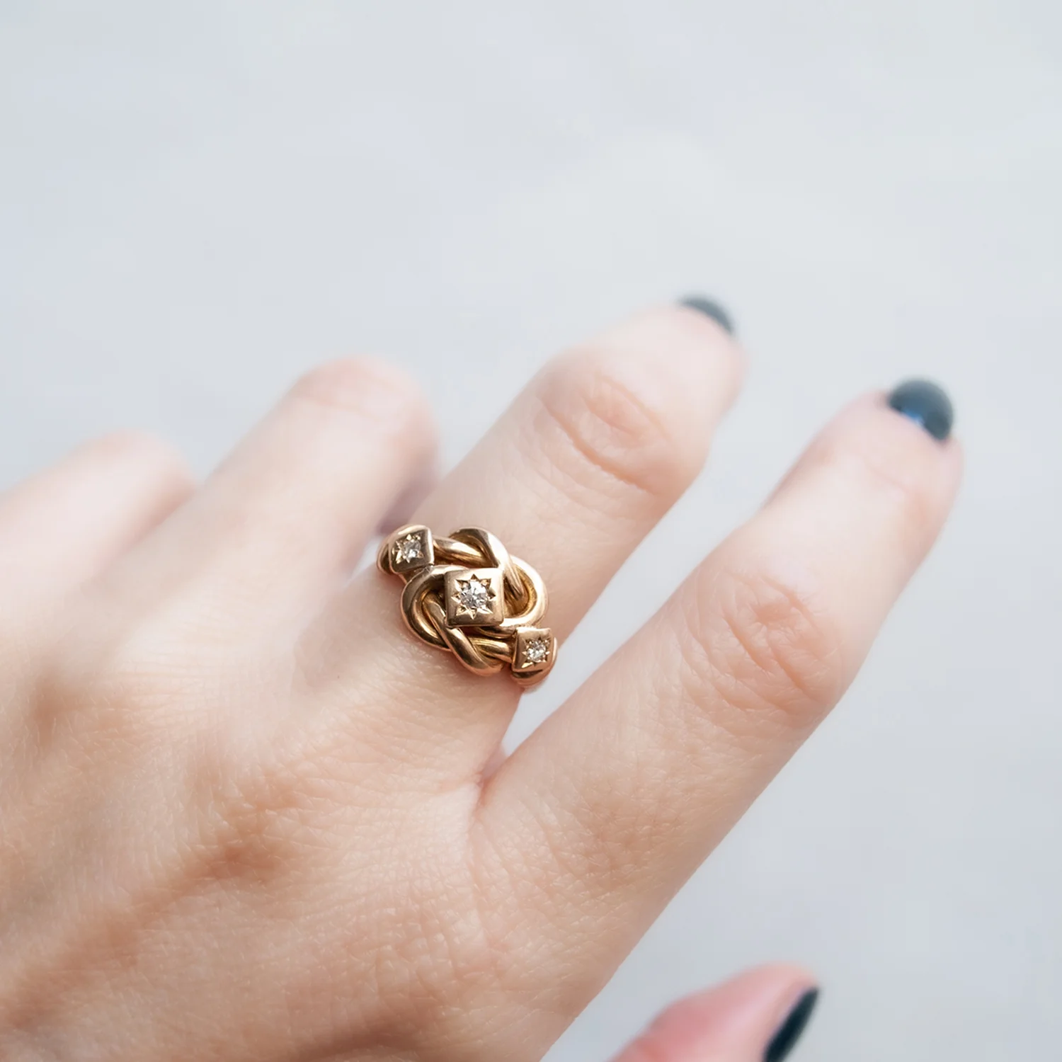 Triple Crown Knot Ring - Image 2