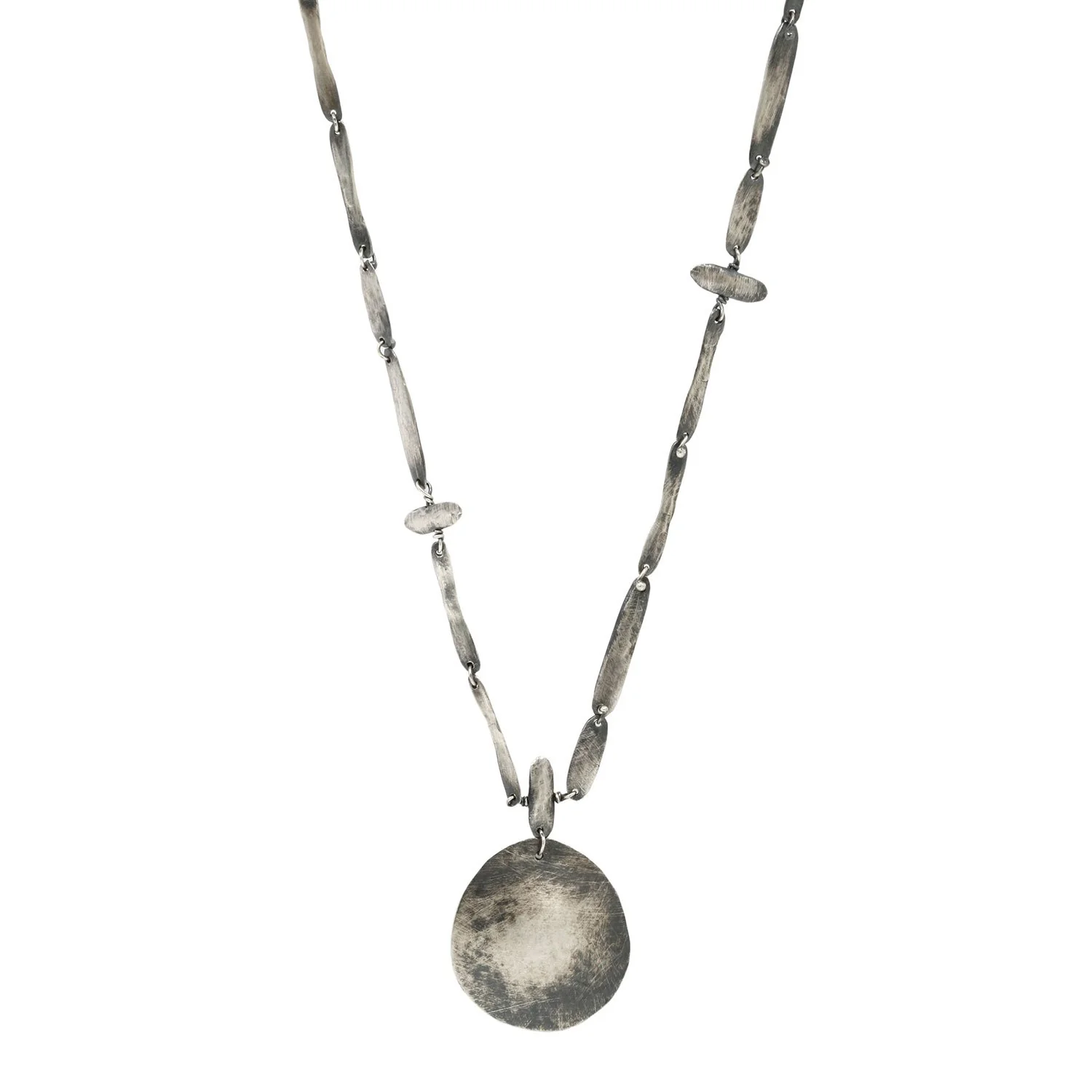 Silver Rosary Necklace