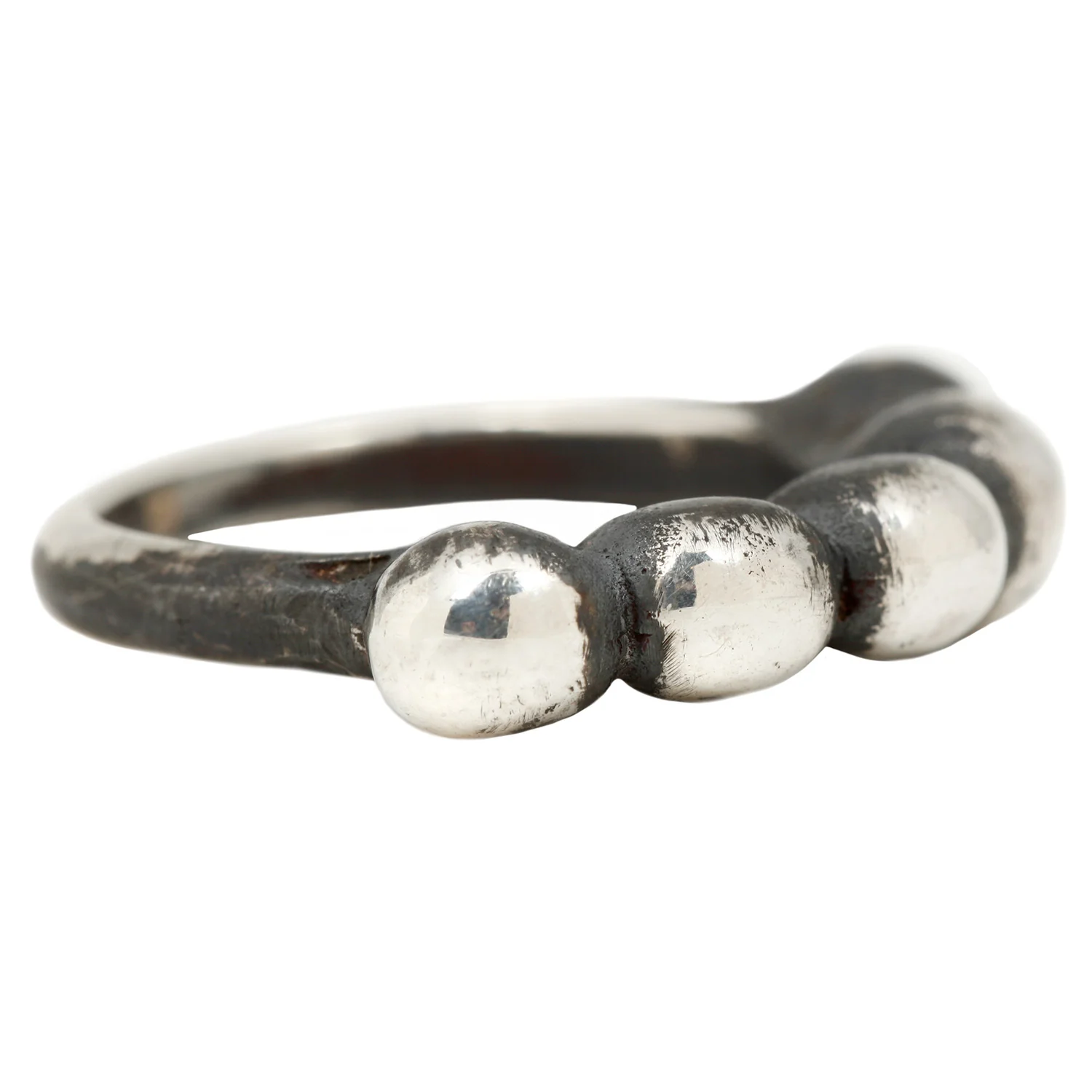 Silver Peony Buds Ring - Image 3