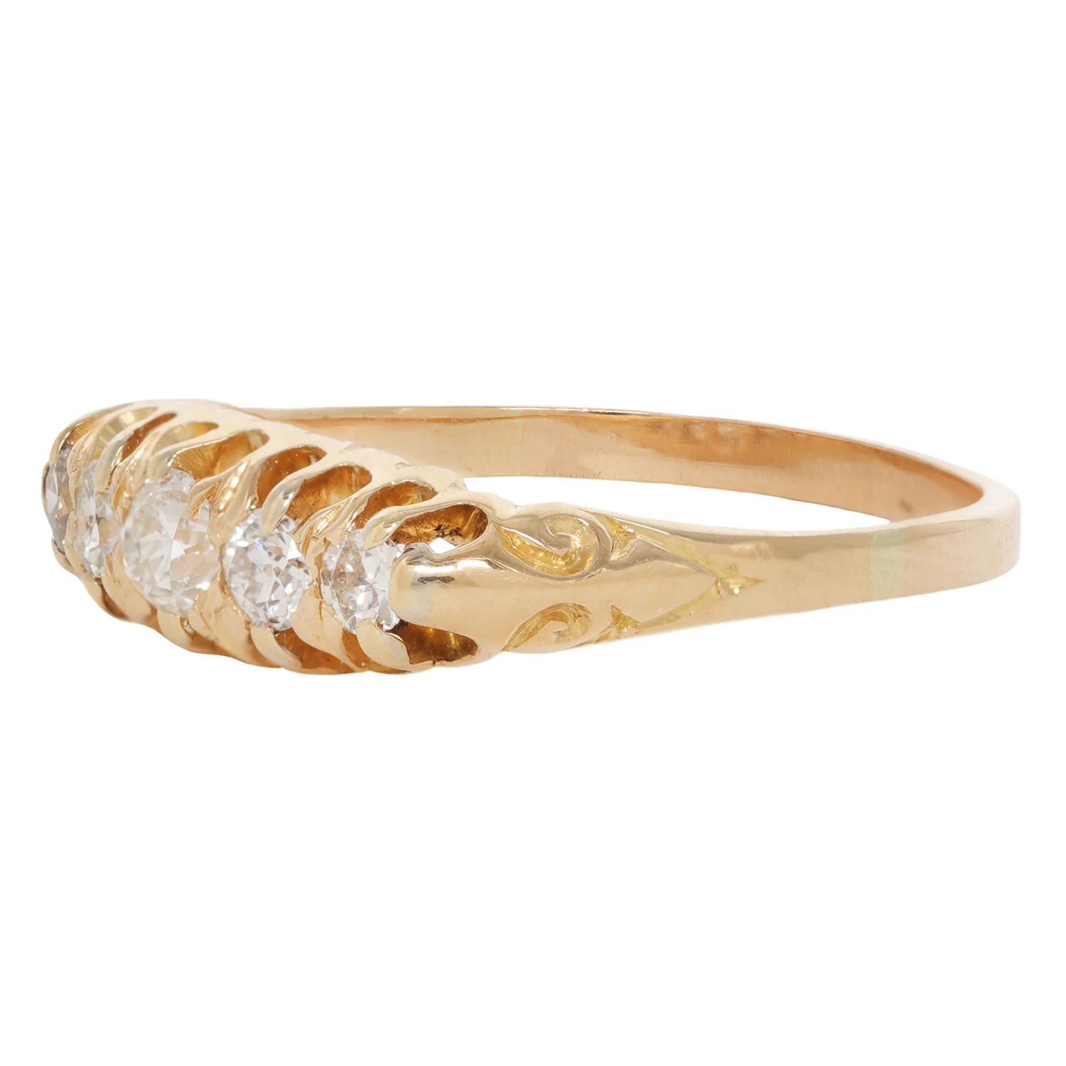 Victorian Crown Diamond Ring - Image 3