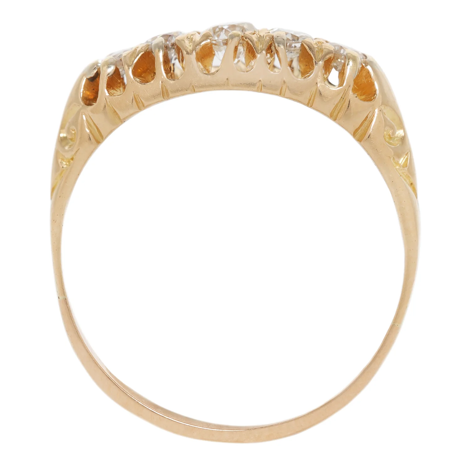 Victorian Crown Diamond Ring - Image 5