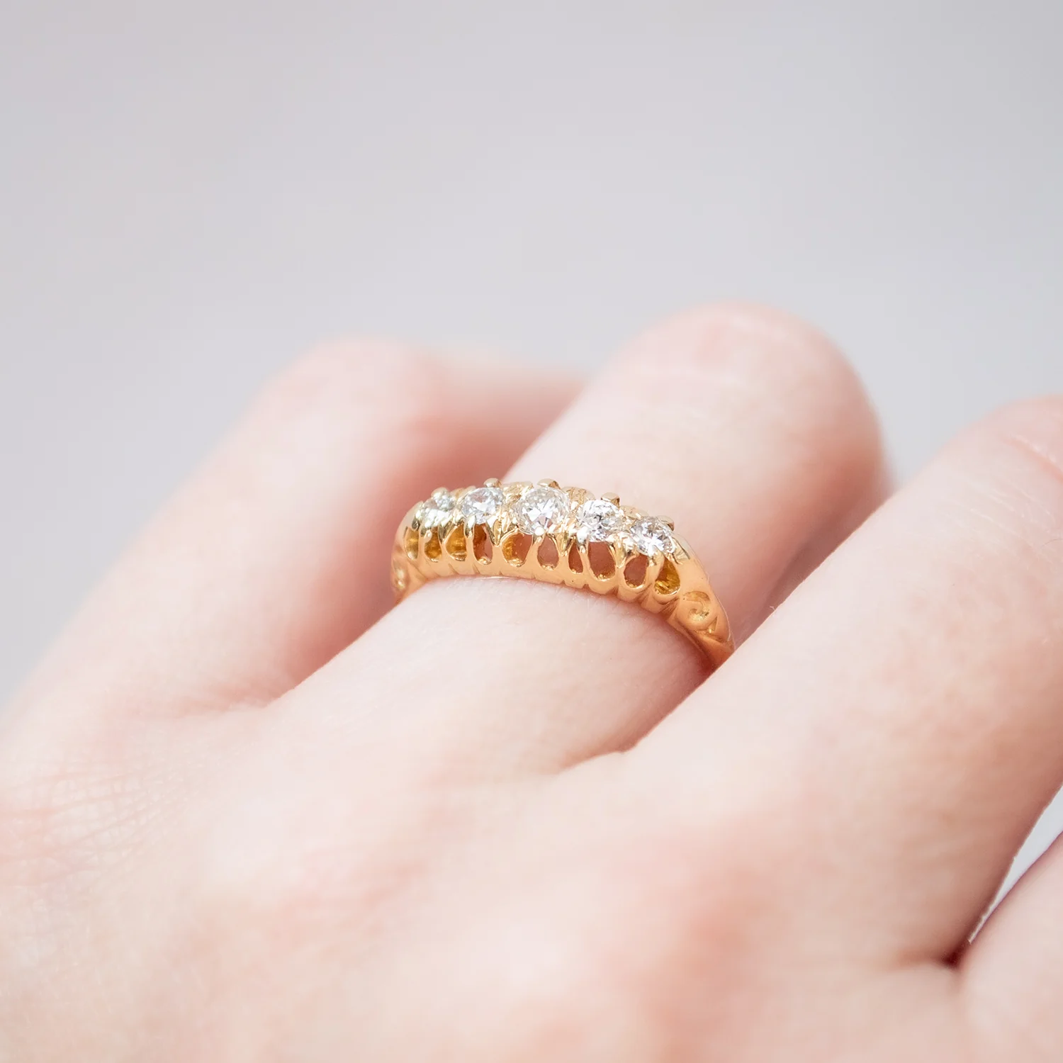 Victorian Crown Diamond Ring - Image 6